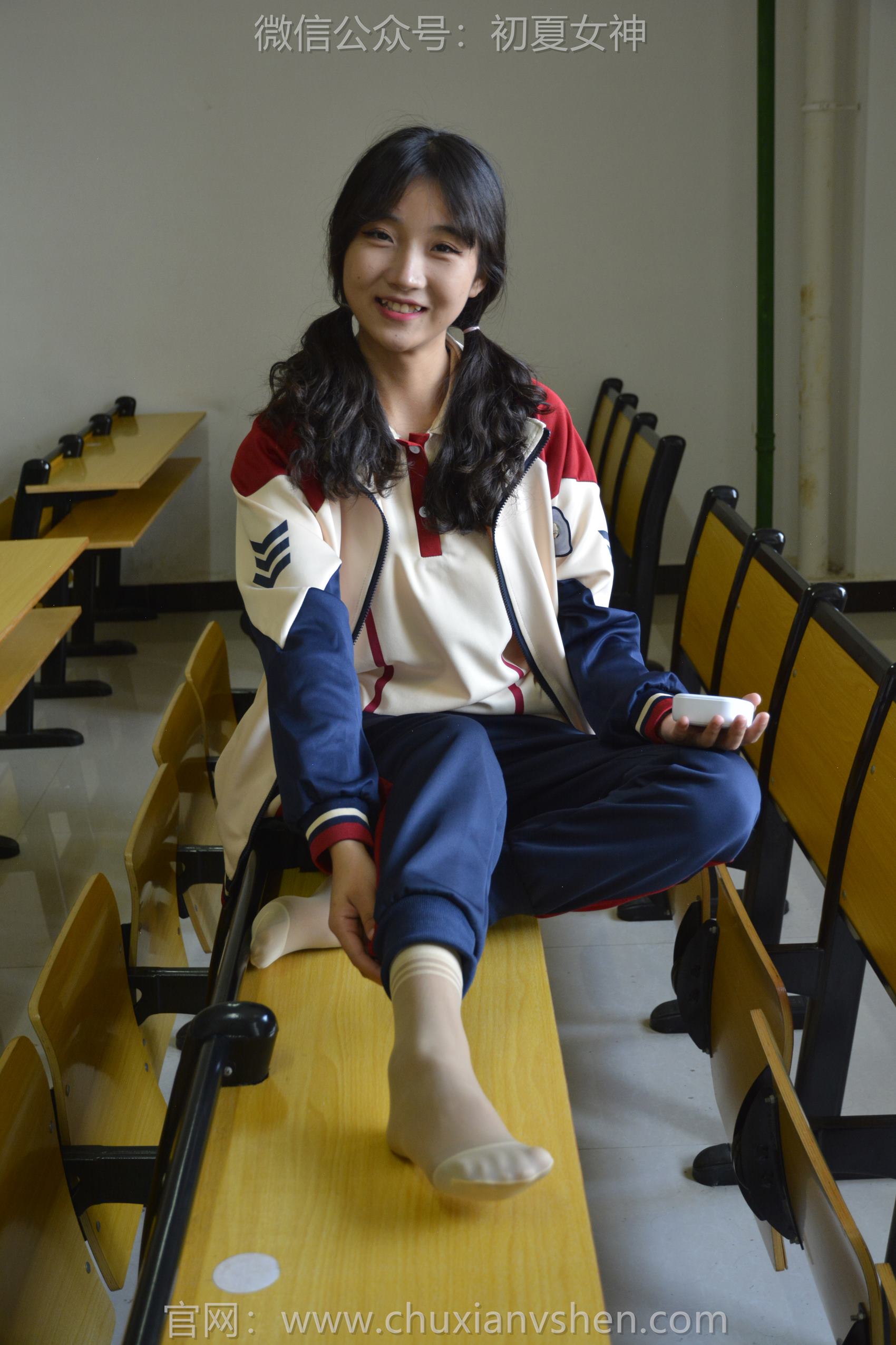 图片[23]-初夏女神 NO.125 点点 英伦风校服[140P] – 速更版-美库