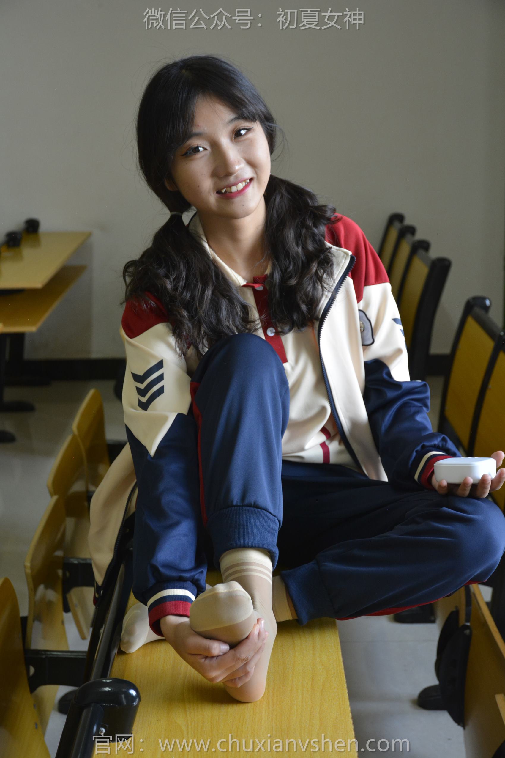 图片[24]-初夏女神 NO.125 点点 英伦风校服[140P] – 速更版-美库