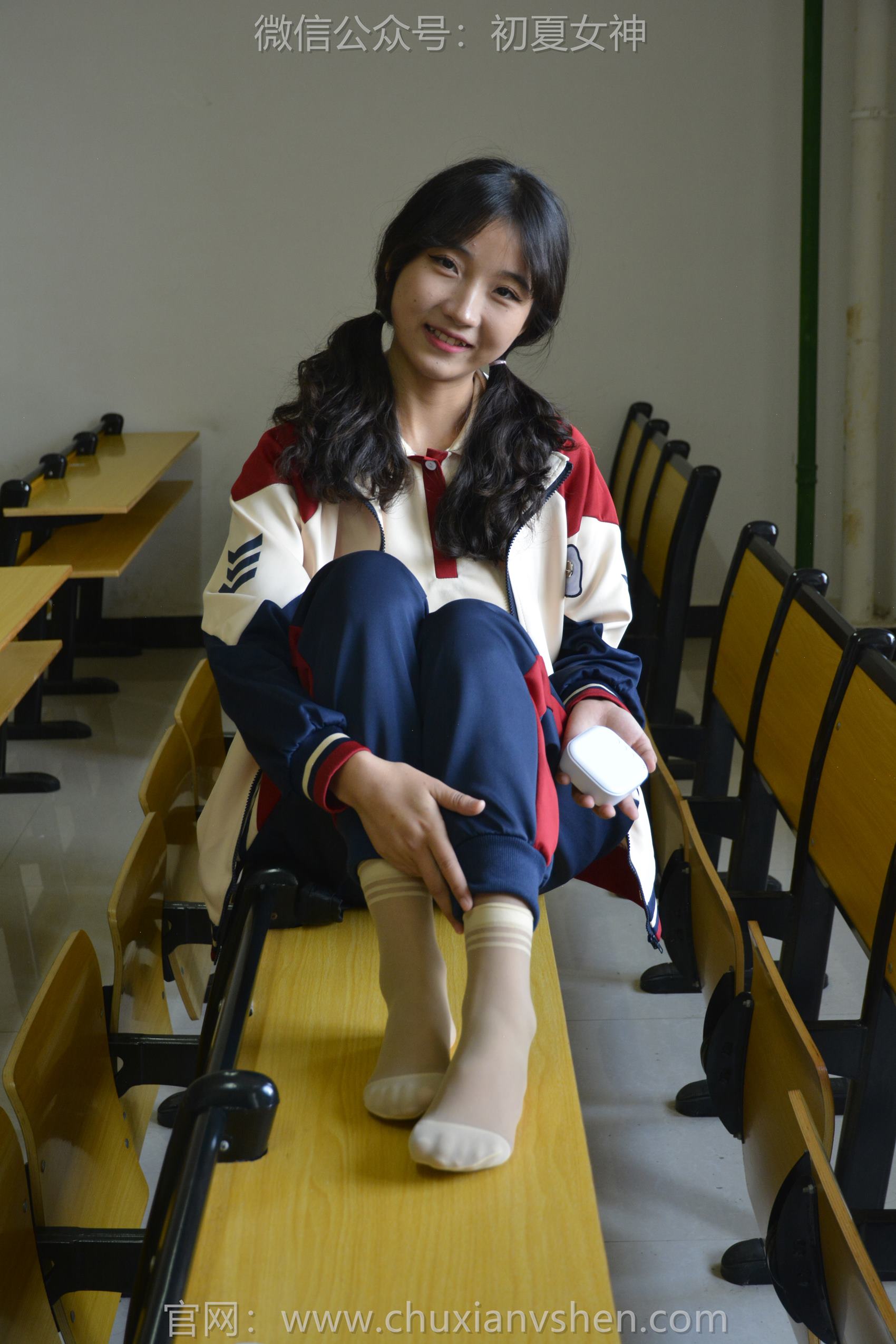 图片[25]-初夏女神 NO.125 点点 英伦风校服[140P] – 速更版-美库