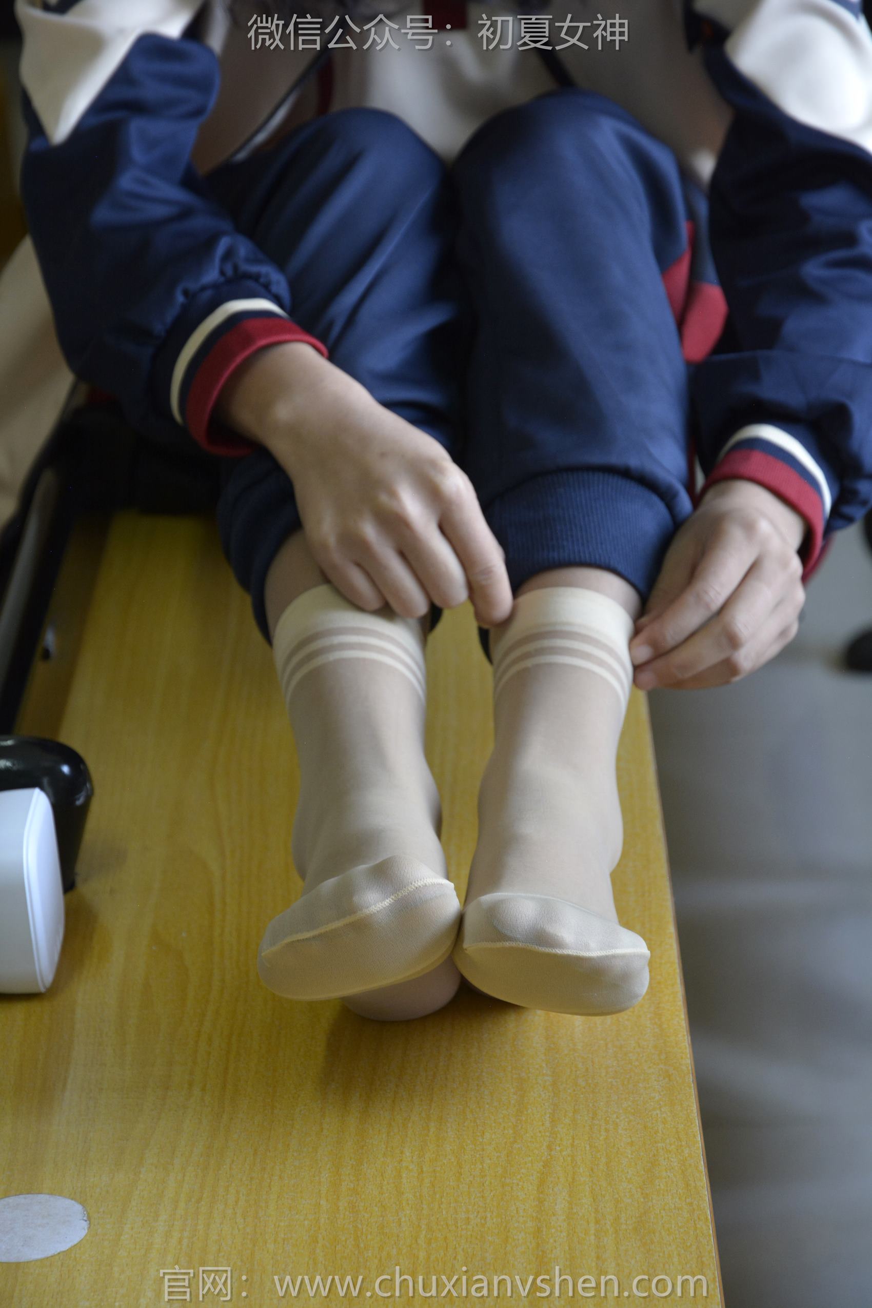 图片[30]-初夏女神 NO.125 点点 英伦风校服[140P] – 速更版-美库