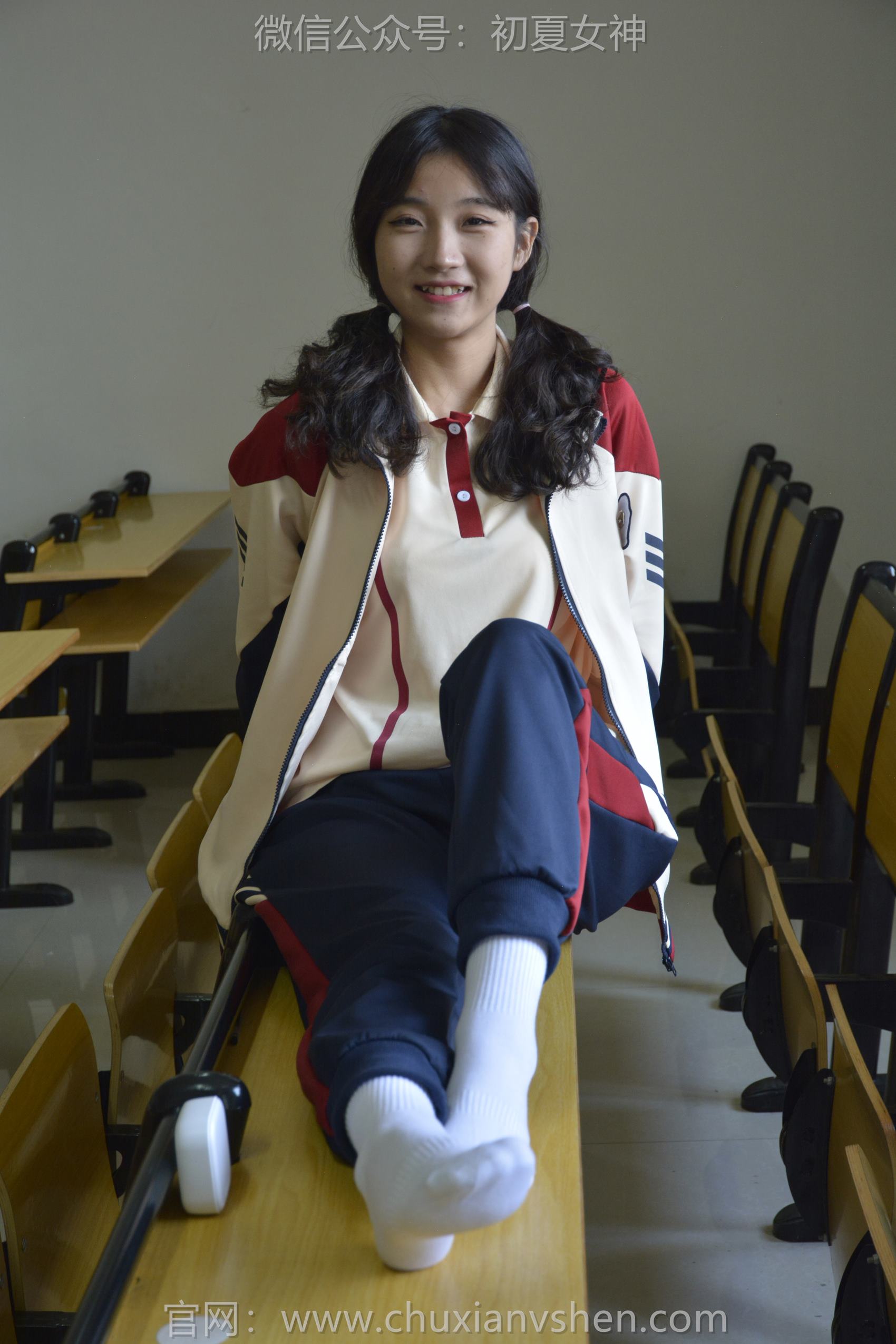 图片[38]-初夏女神 NO.125 点点 英伦风校服[140P] – 速更版-美库