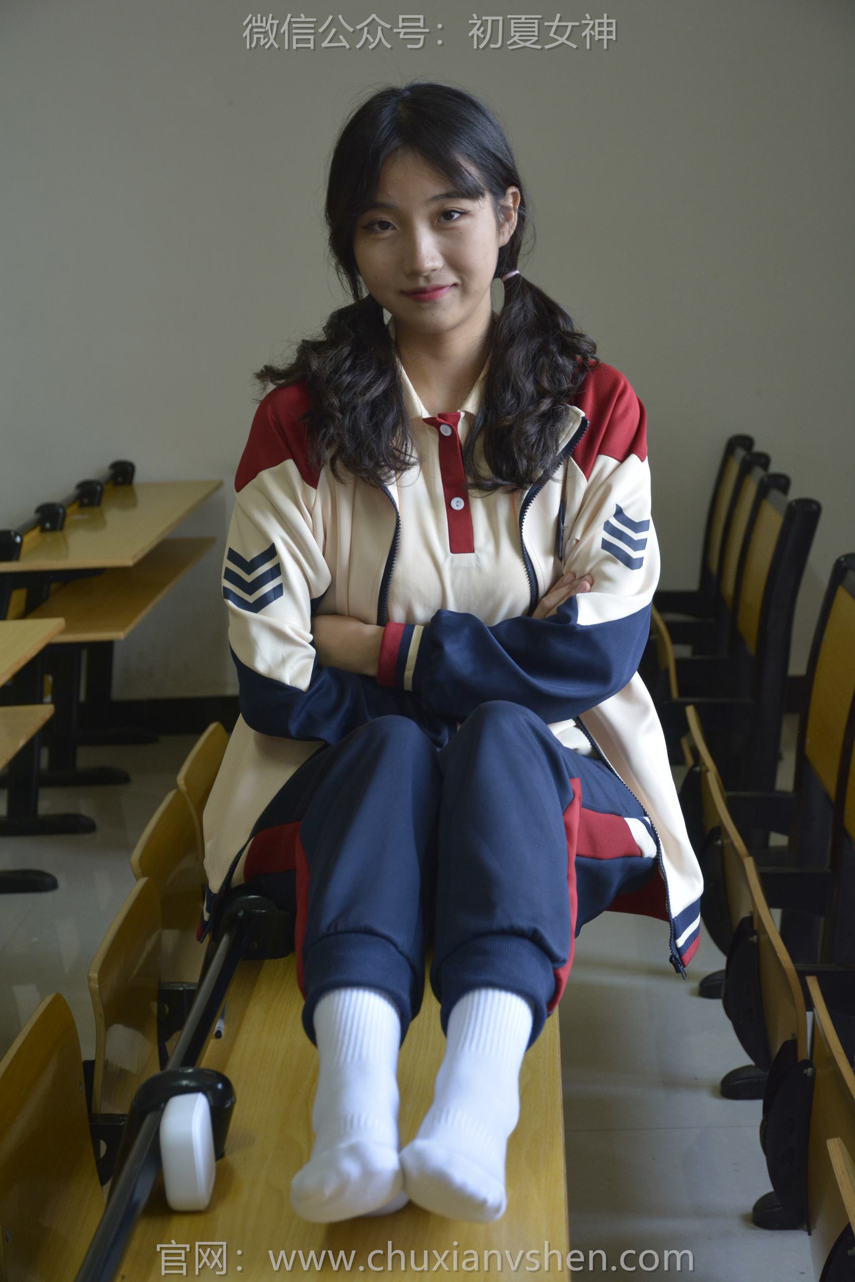 图片[40]-初夏女神 NO.125 点点 英伦风校服[140P] – 速更版-美库