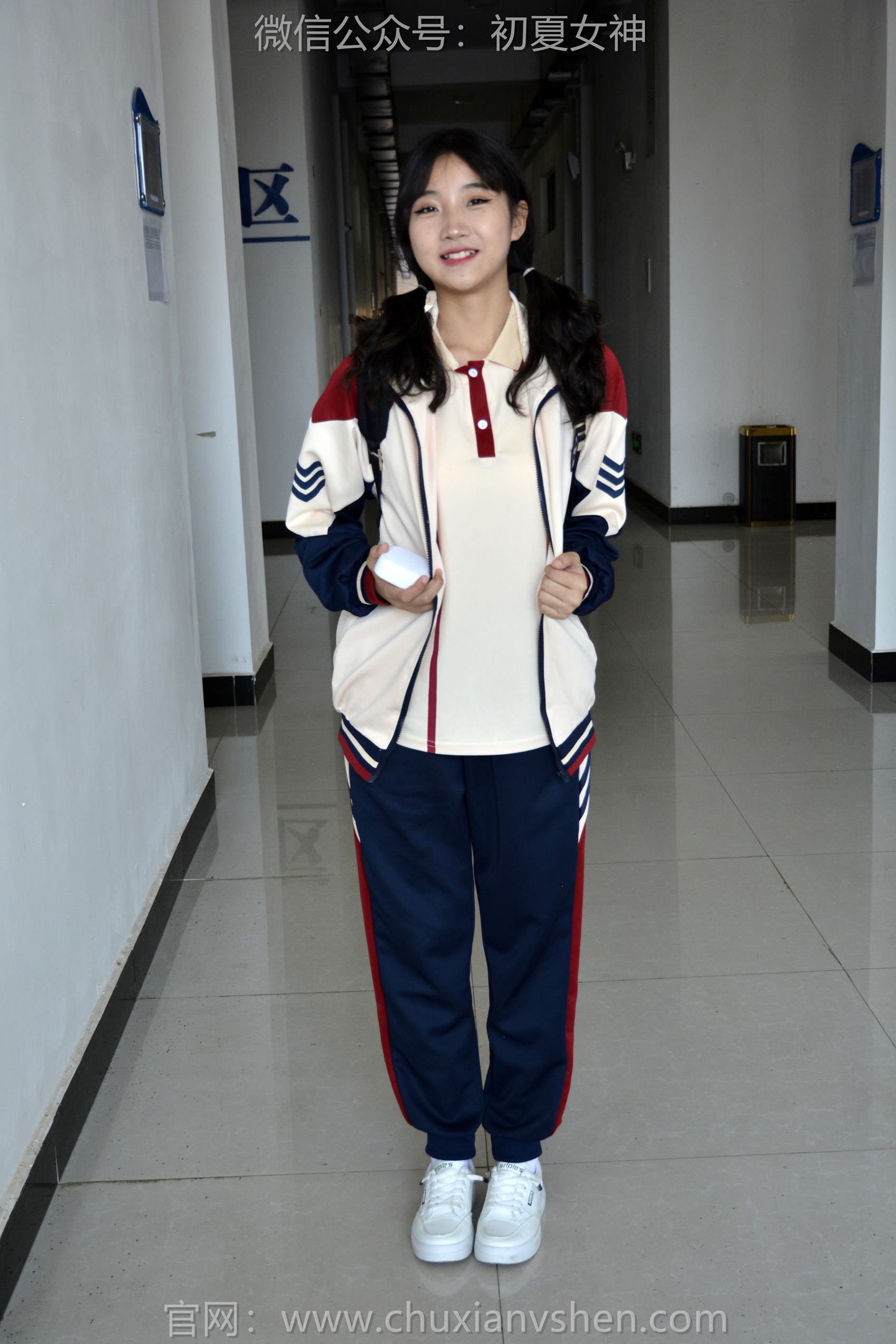 图片[47]-初夏女神 NO.125 点点 英伦风校服[140P] – 速更版-美库