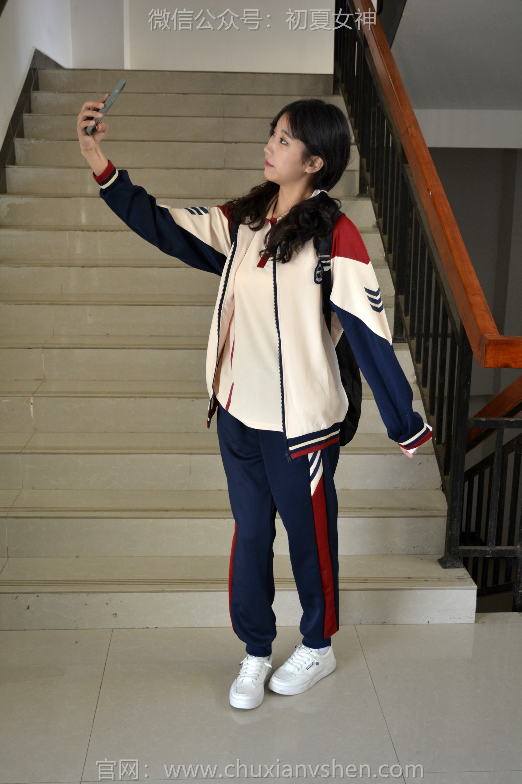 图片[50]-初夏女神 NO.125 点点 英伦风校服[140P] – 速更版-美库