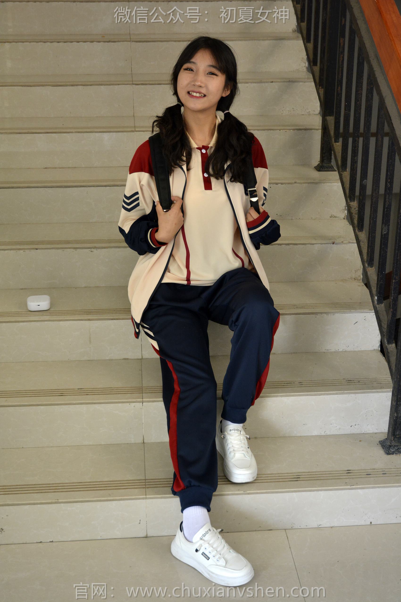 图片[52]-初夏女神 NO.125 点点 英伦风校服[140P] – 速更版-美库