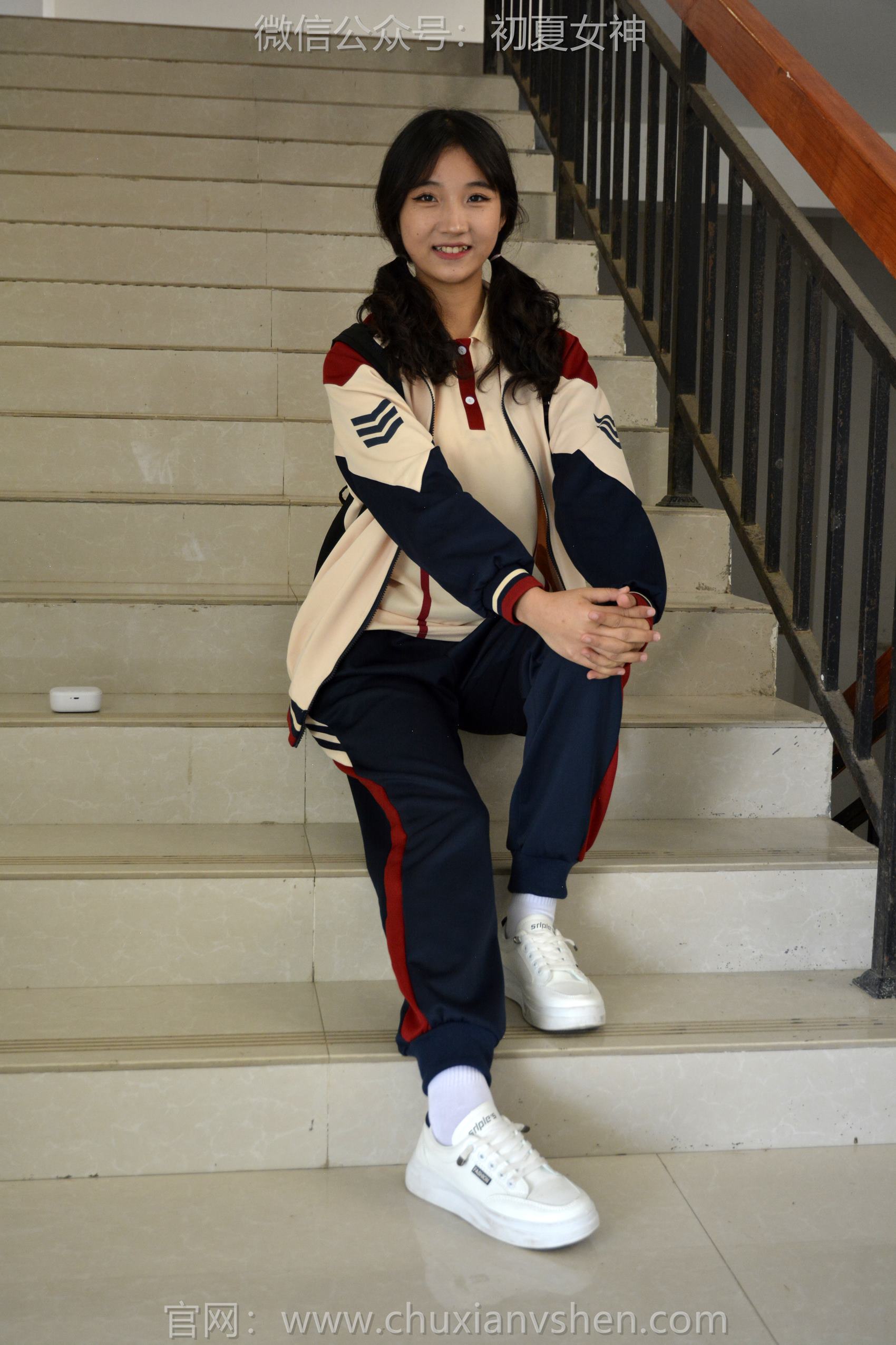 图片[53]-初夏女神 NO.125 点点 英伦风校服[140P] – 速更版-美库