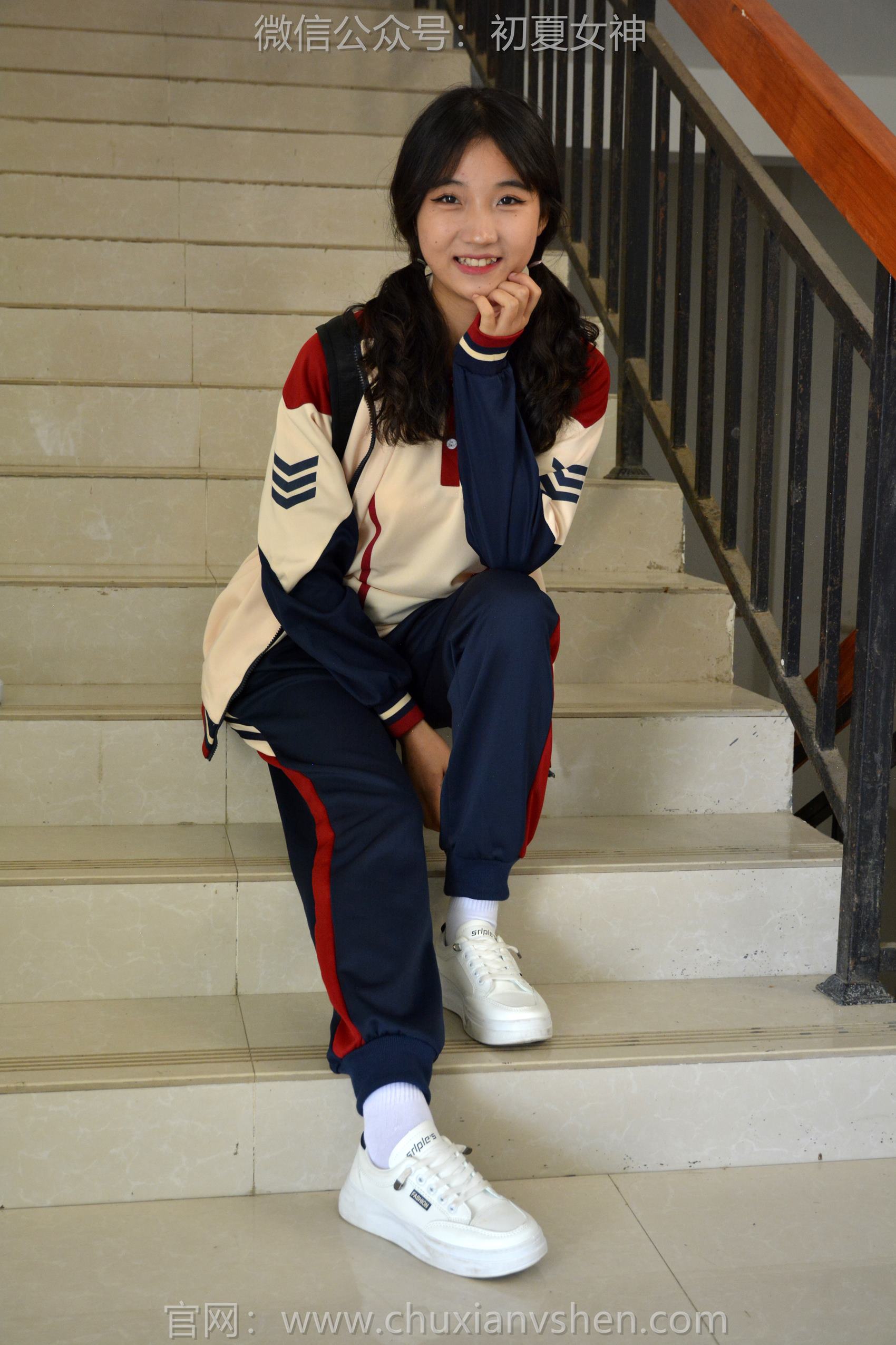 图片[54]-初夏女神 NO.125 点点 英伦风校服[140P] – 速更版-美库