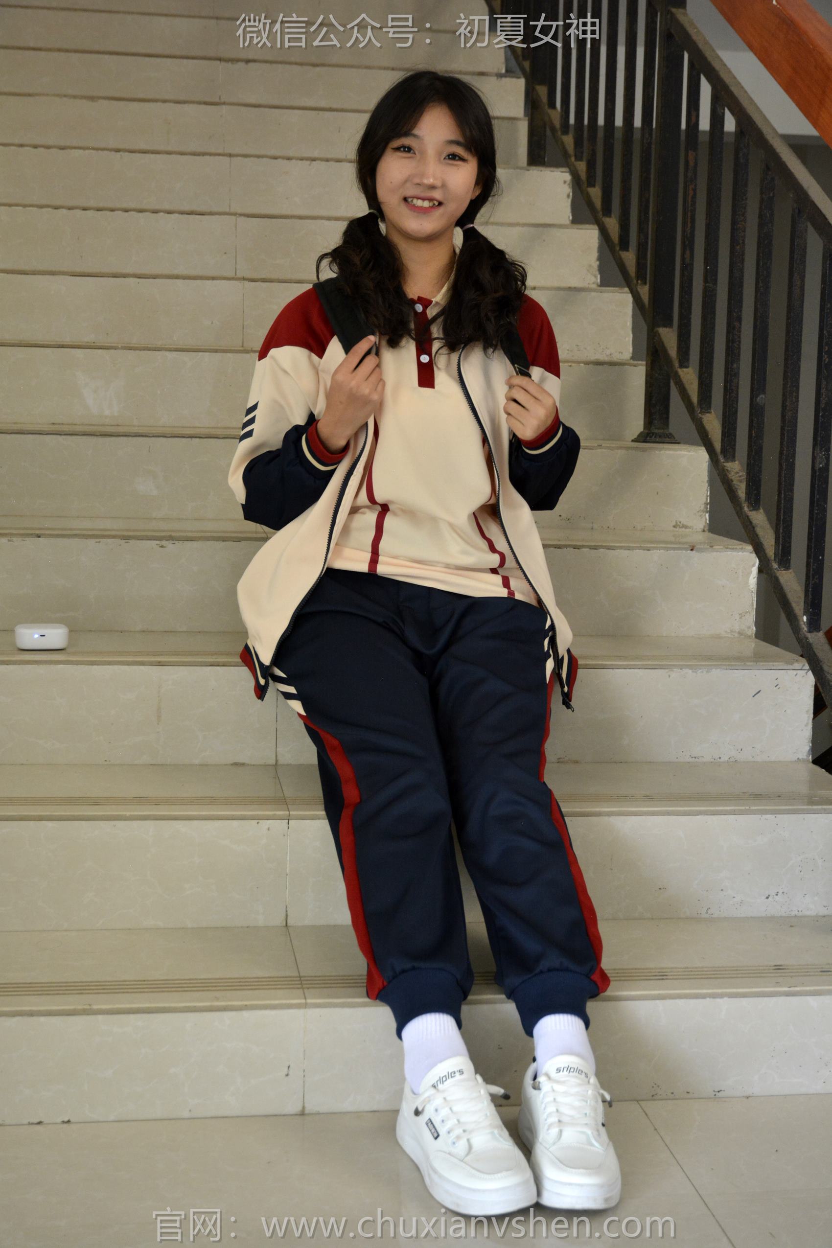 图片[57]-初夏女神 NO.125 点点 英伦风校服[140P] – 速更版-美库