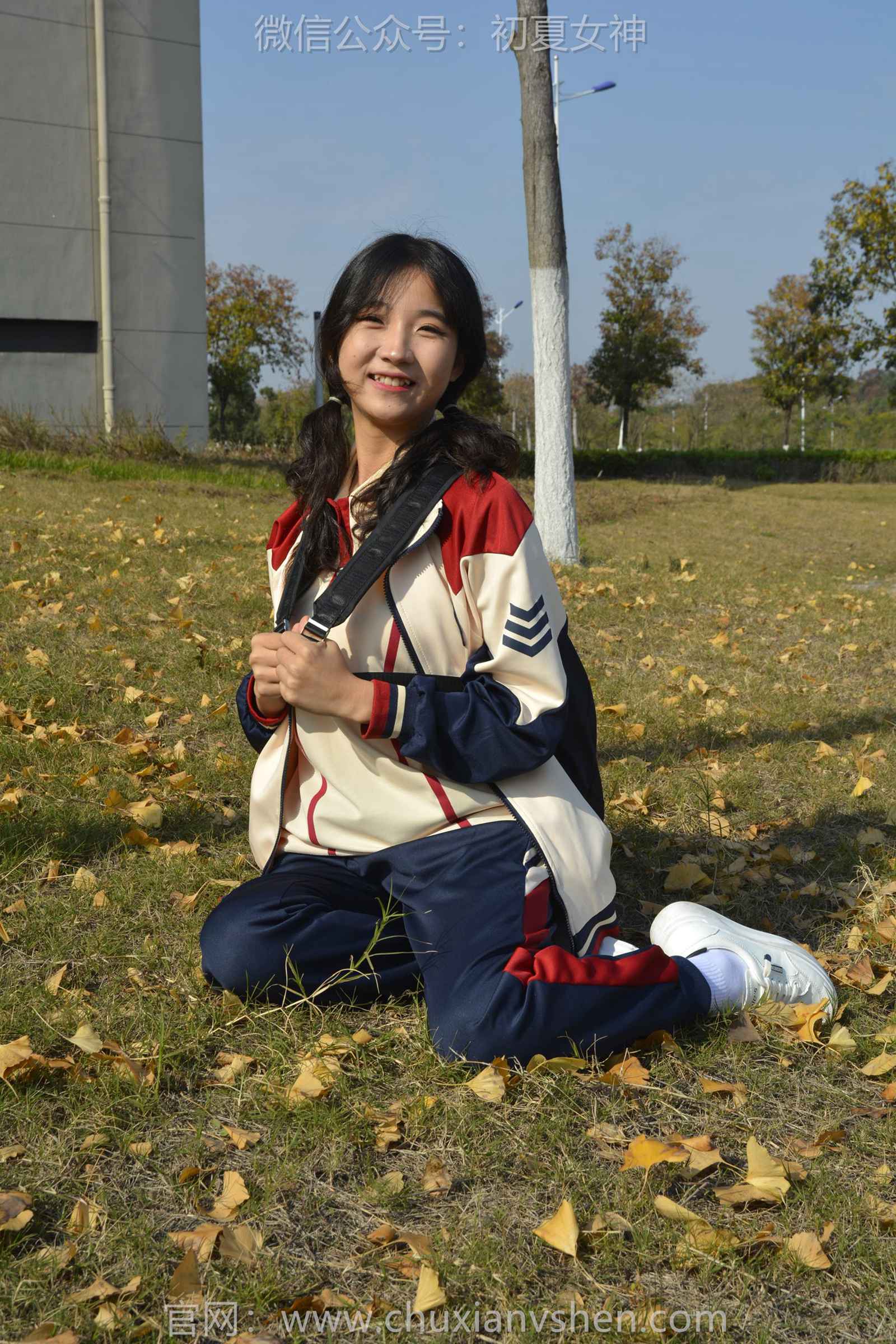 图片[59]-初夏女神 NO.125 点点 英伦风校服[140P] – 速更版-美库