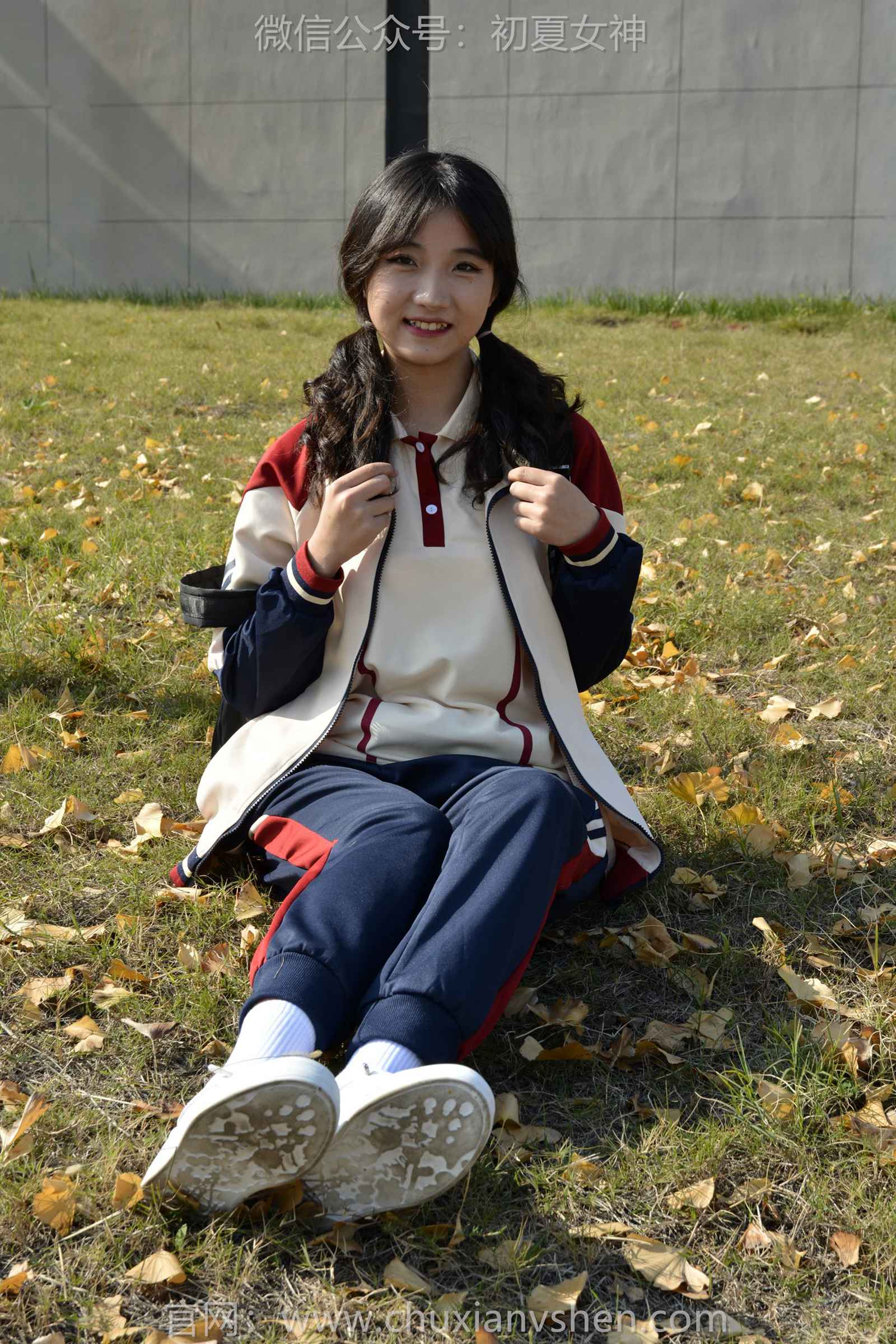 图片[60]-初夏女神 NO.125 点点 英伦风校服[140P] – 速更版-美库