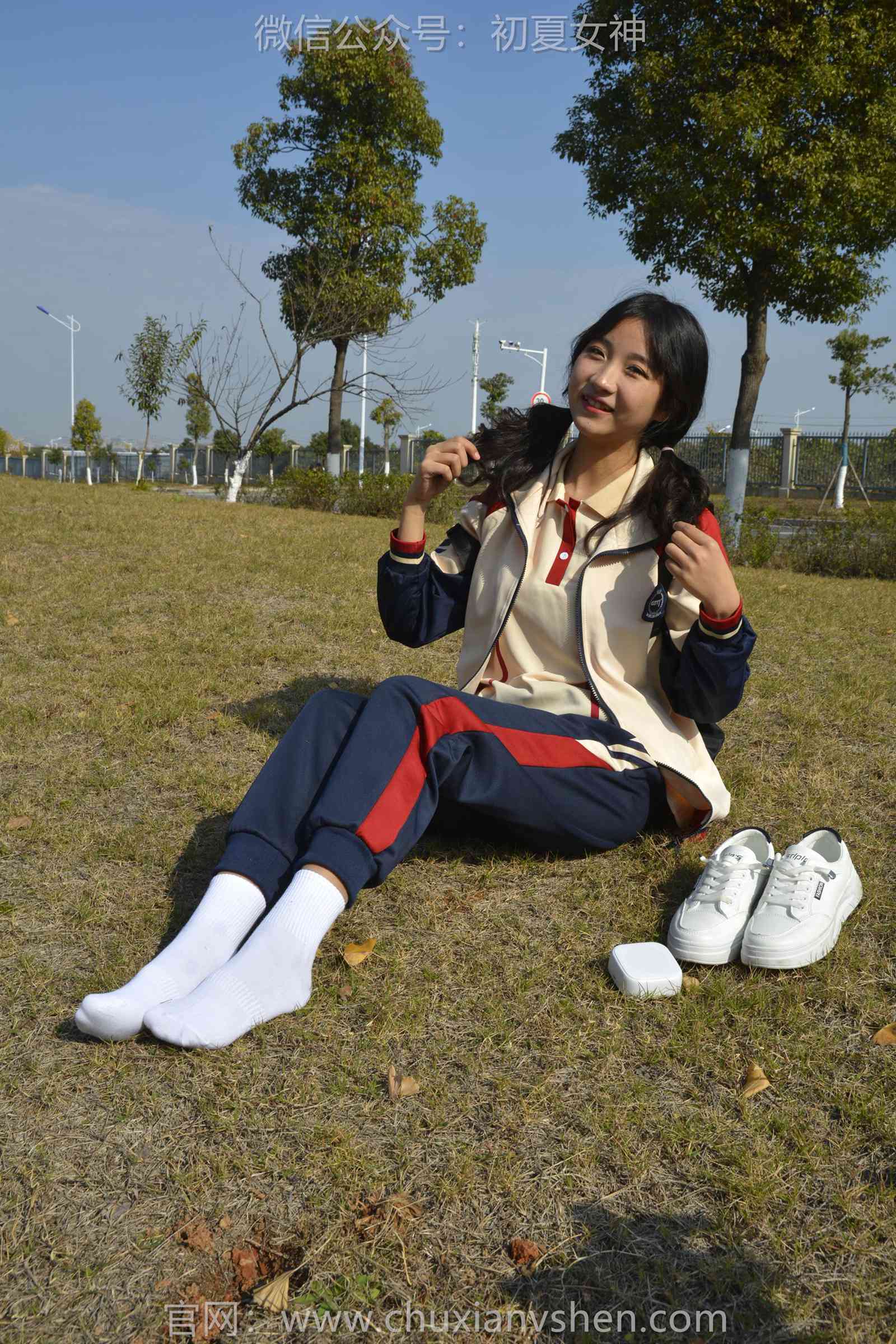 图片[69]-初夏女神 NO.125 点点 英伦风校服[140P] – 速更版-美库