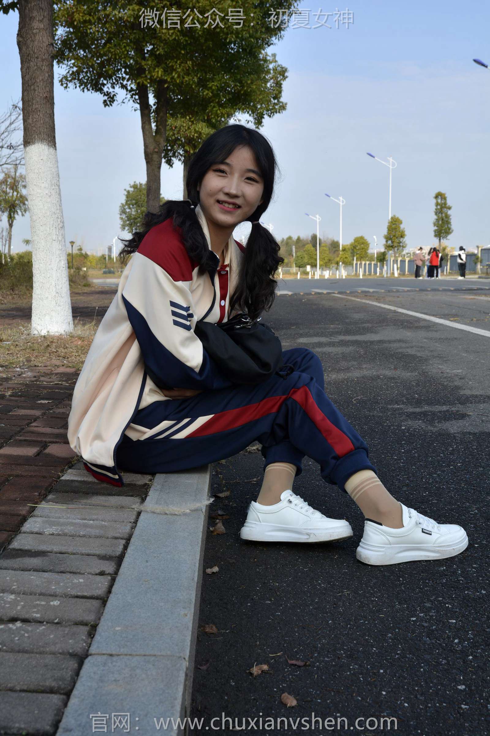 图片[94]-初夏女神 NO.125 点点 英伦风校服[140P] – 速更版-美库