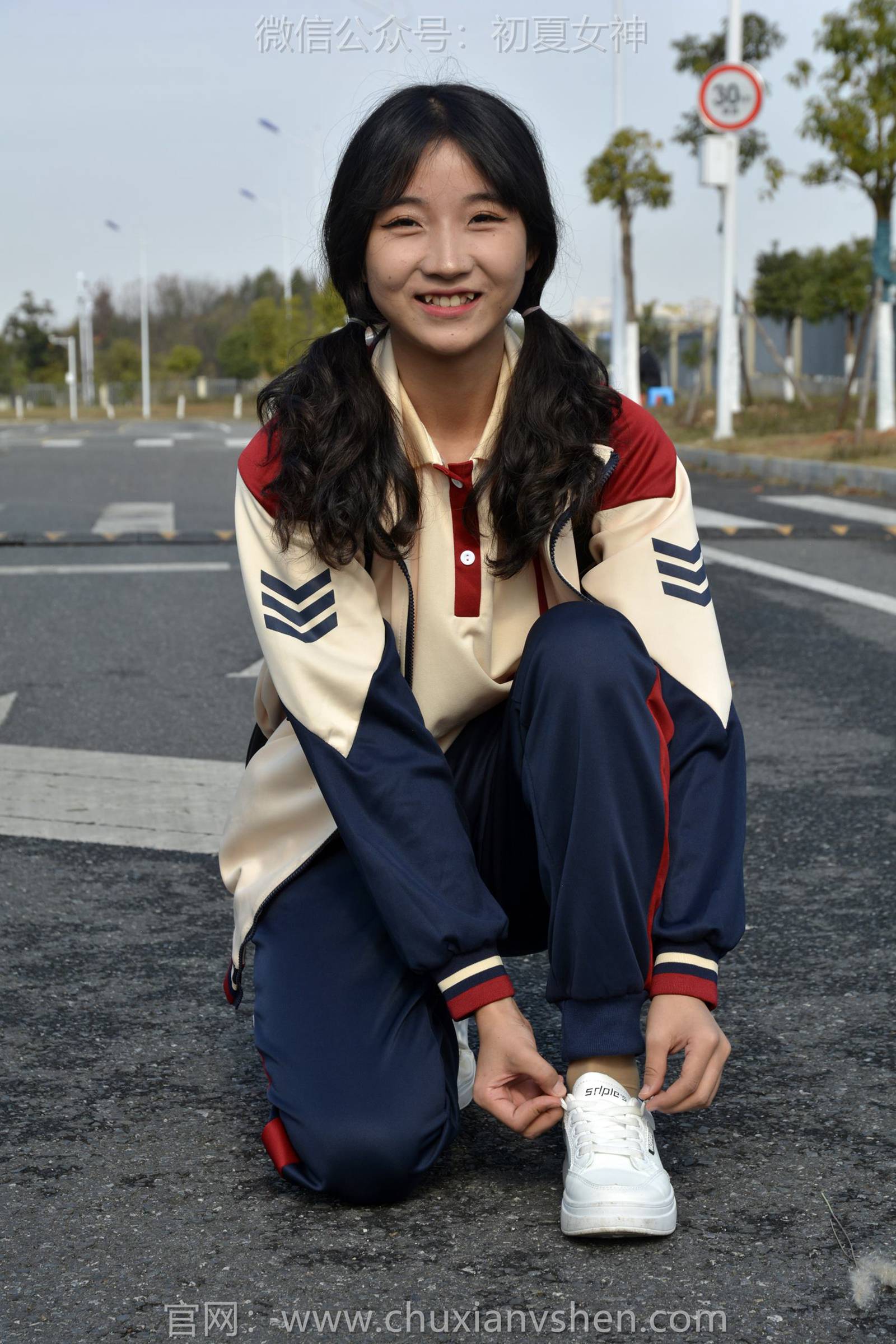 图片[97]-初夏女神 NO.125 点点 英伦风校服[140P] – 速更版-美库