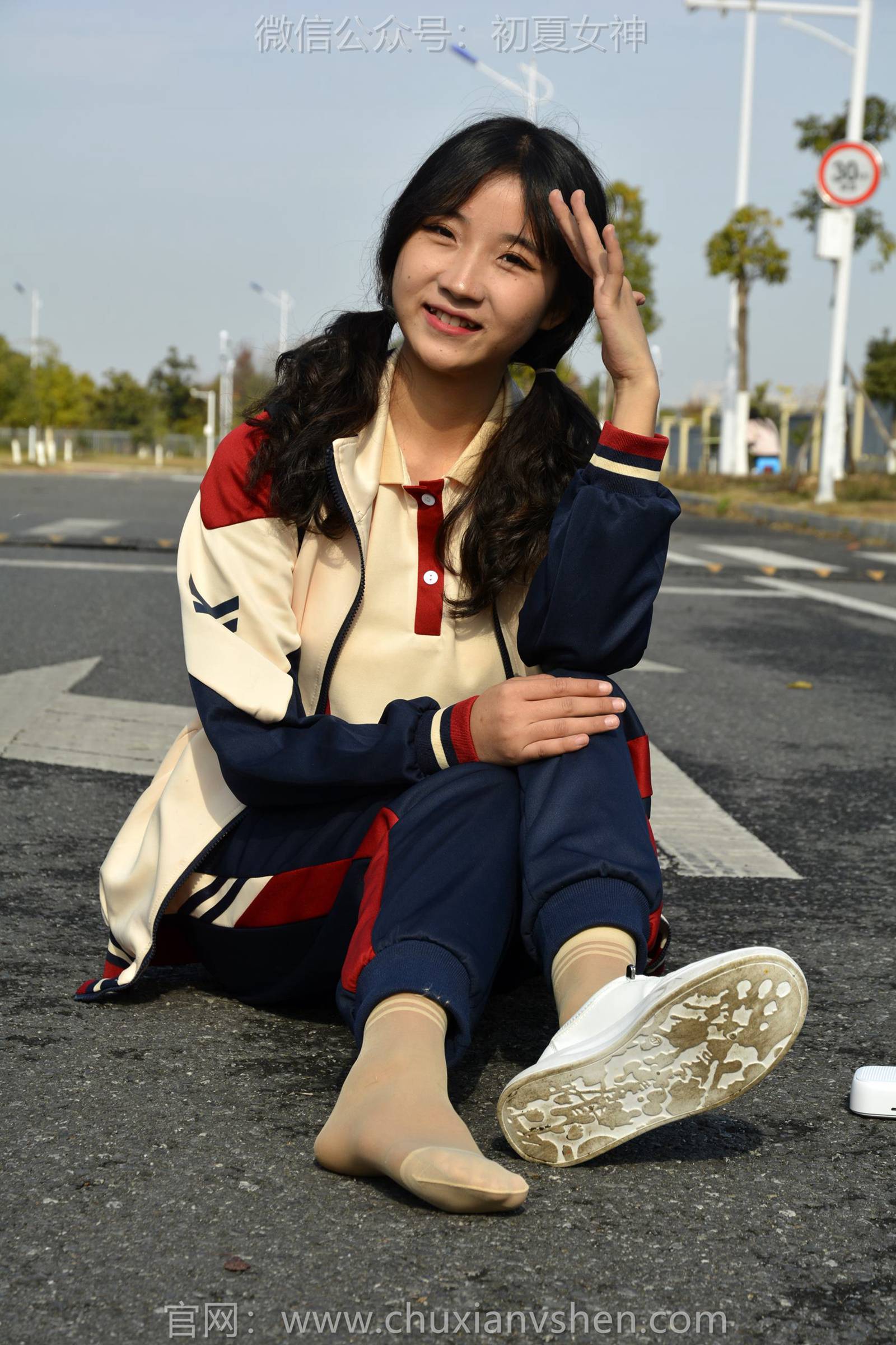 图片[102]-初夏女神 NO.125 点点 英伦风校服[140P] – 速更版-美库