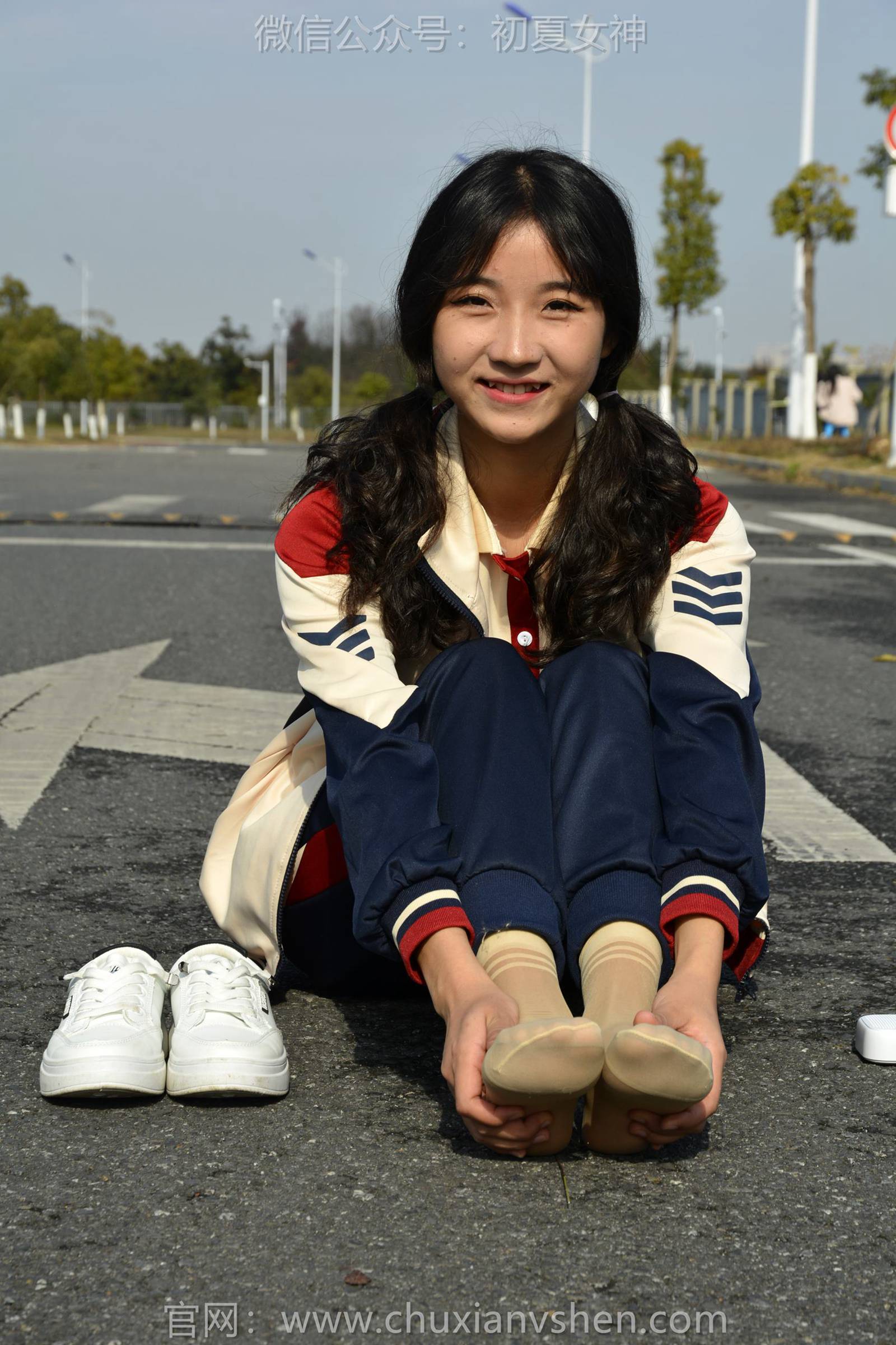 图片[105]-初夏女神 NO.125 点点 英伦风校服[140P] – 速更版-美库