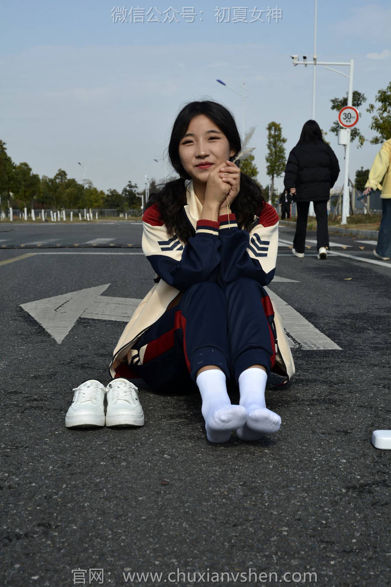 图片[114]-初夏女神 NO.125 点点 英伦风校服[140P] – 速更版-美库