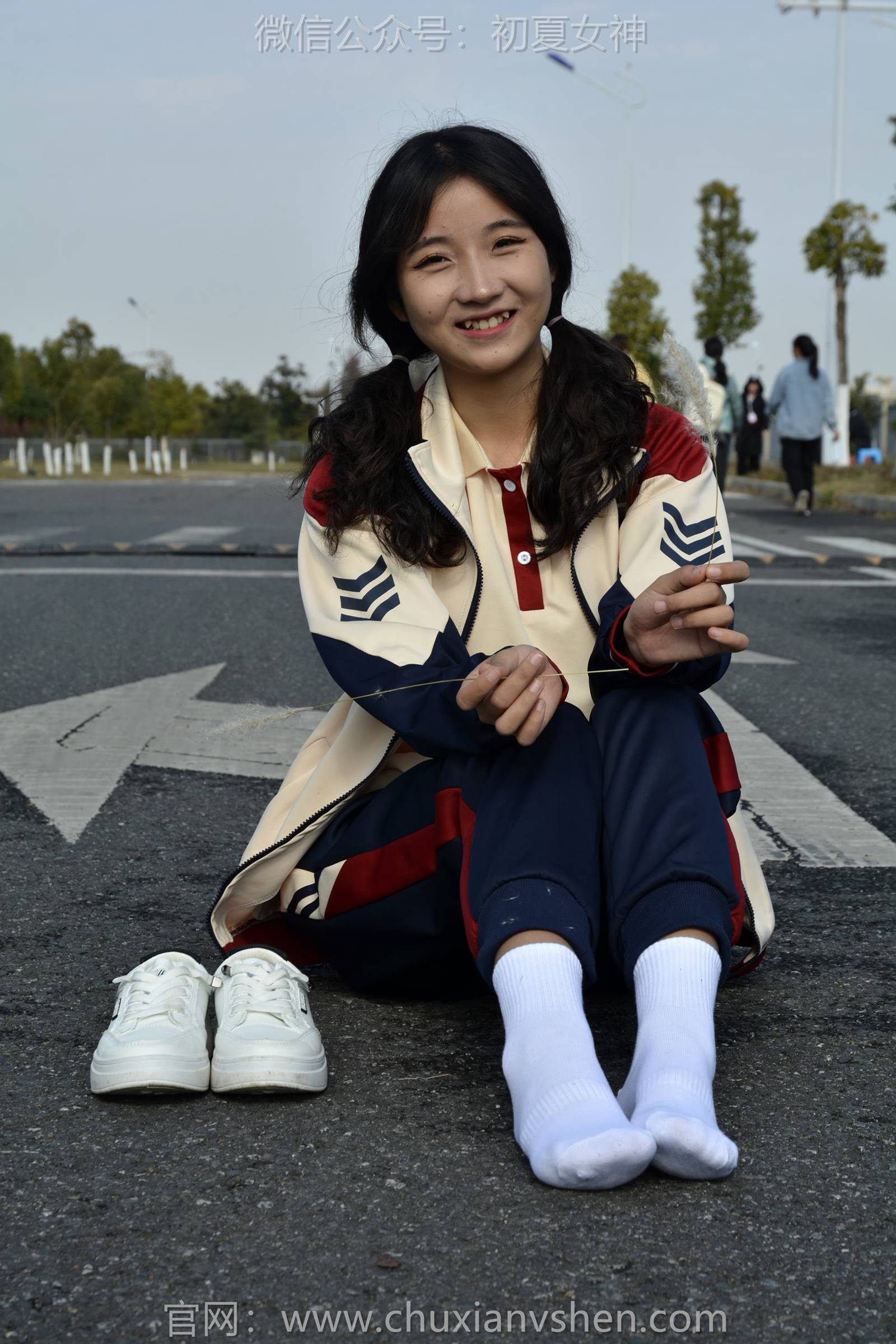 图片[116]-初夏女神 NO.125 点点 英伦风校服[140P] – 速更版-美库