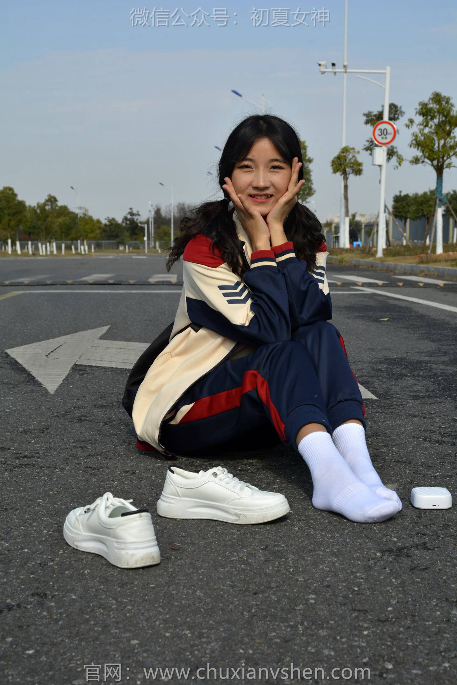 图片[119]-初夏女神 NO.125 点点 英伦风校服[140P] – 速更版-美库