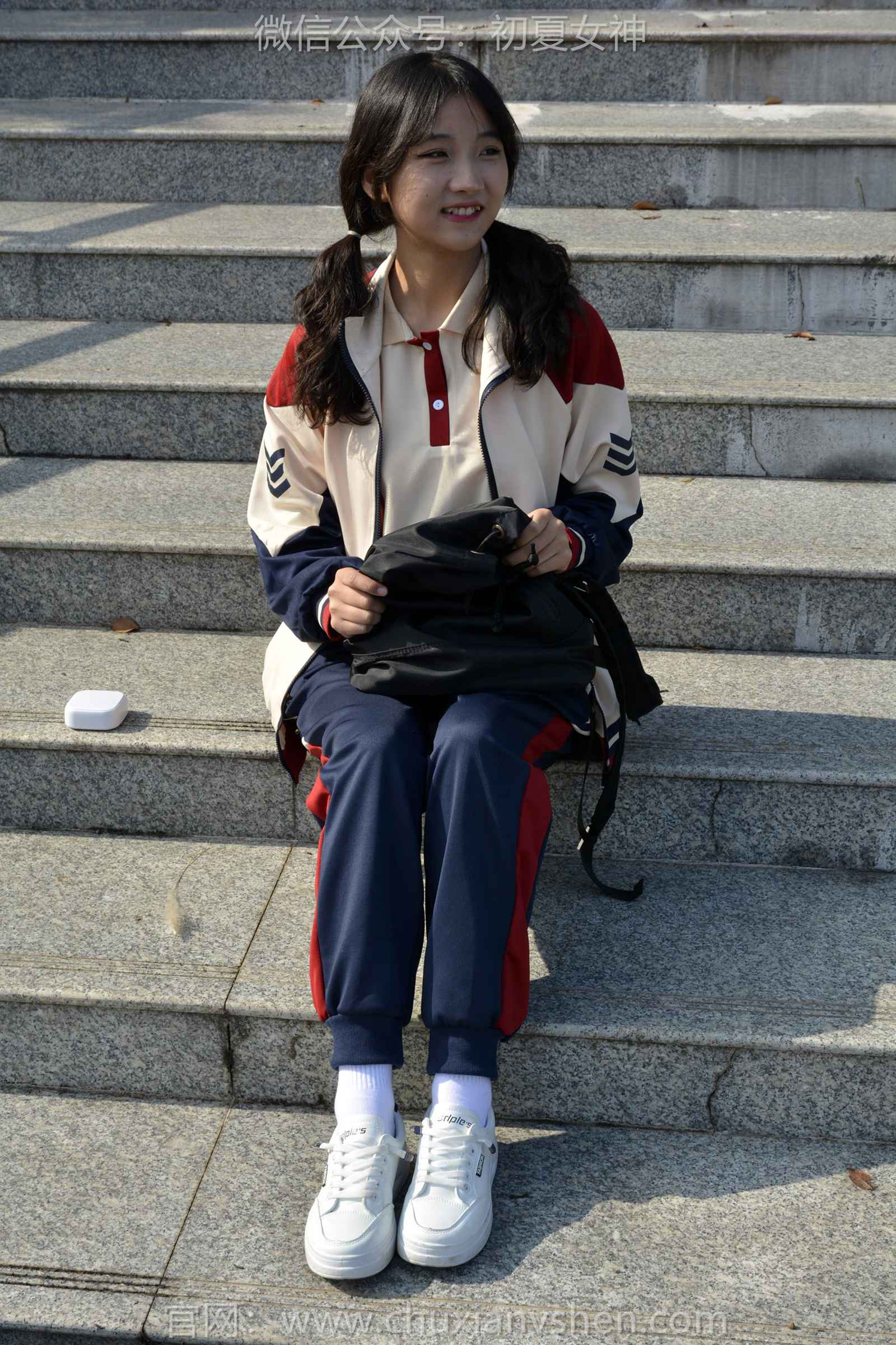 图片[127]-初夏女神 NO.125 点点 英伦风校服[140P] – 速更版-美库