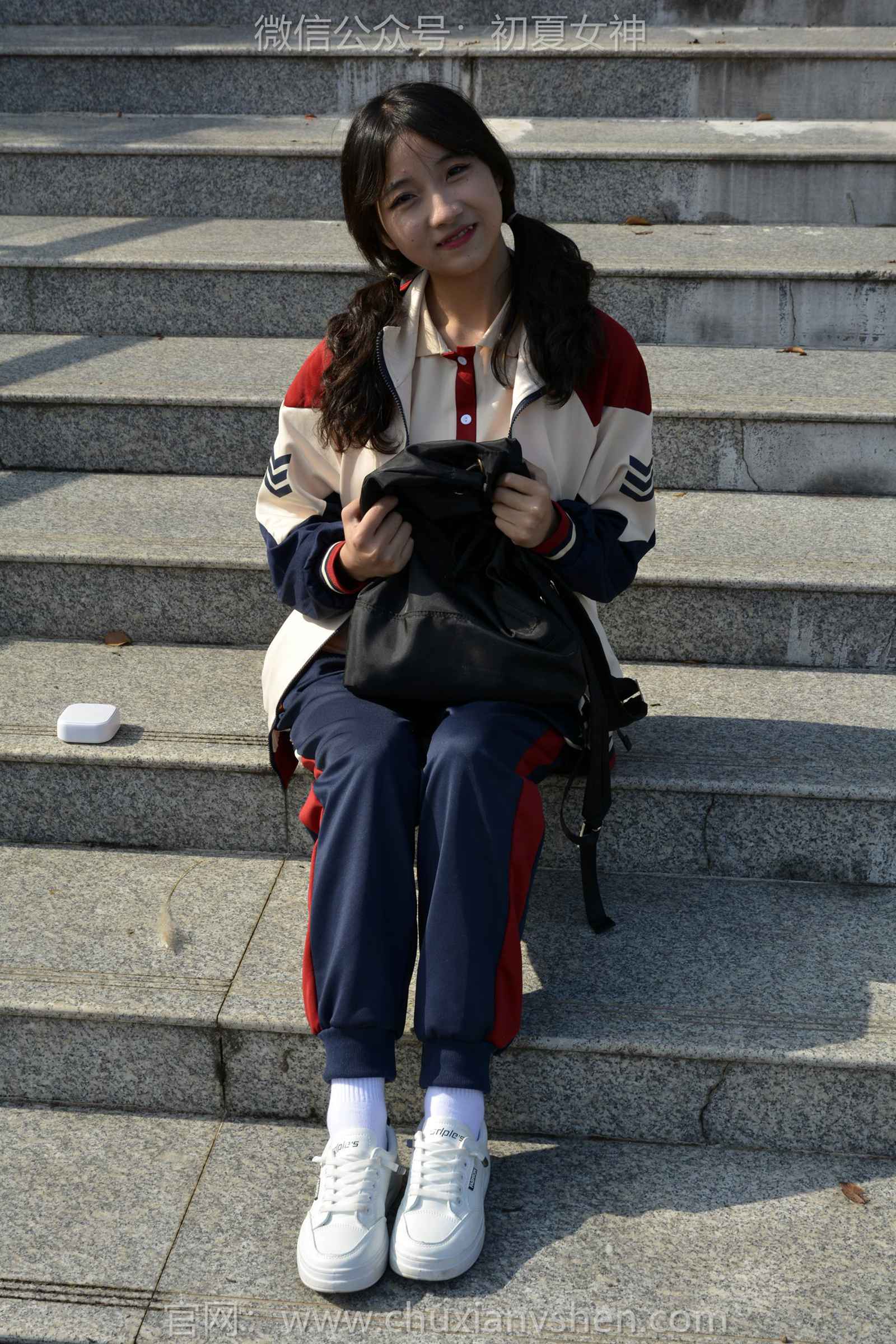 图片[128]-初夏女神 NO.125 点点 英伦风校服[140P] – 速更版-美库