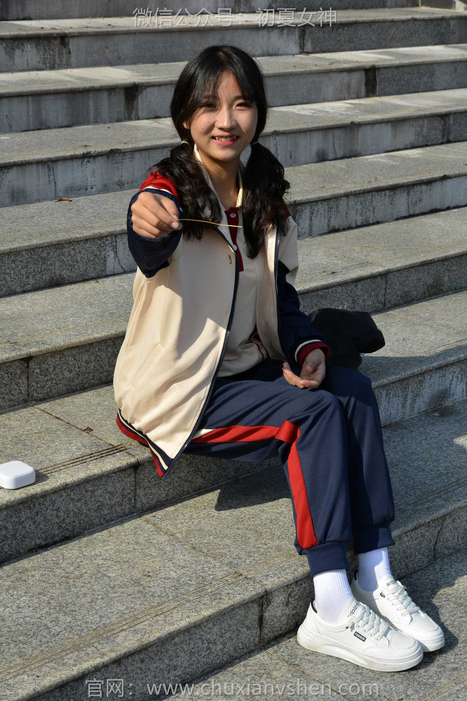 图片[132]-初夏女神 NO.125 点点 英伦风校服[140P] – 速更版-美库