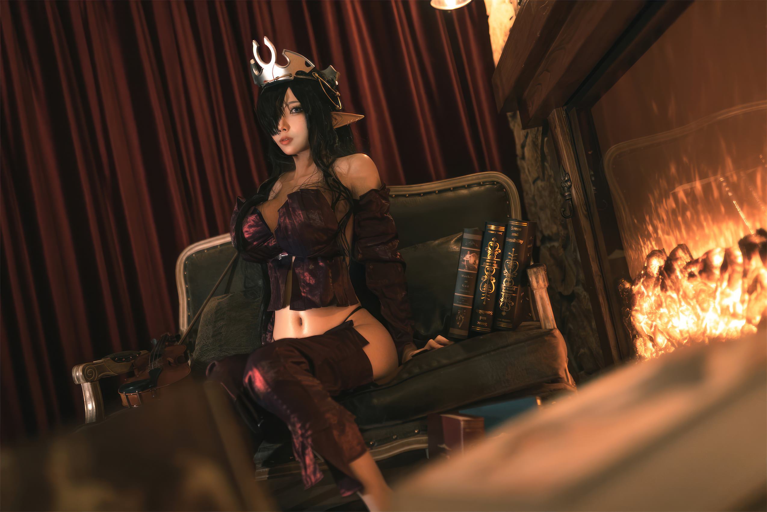 图片[17]-杏仁曲奇 – 黑兽 精灵女王[20P] – 速更版-美库