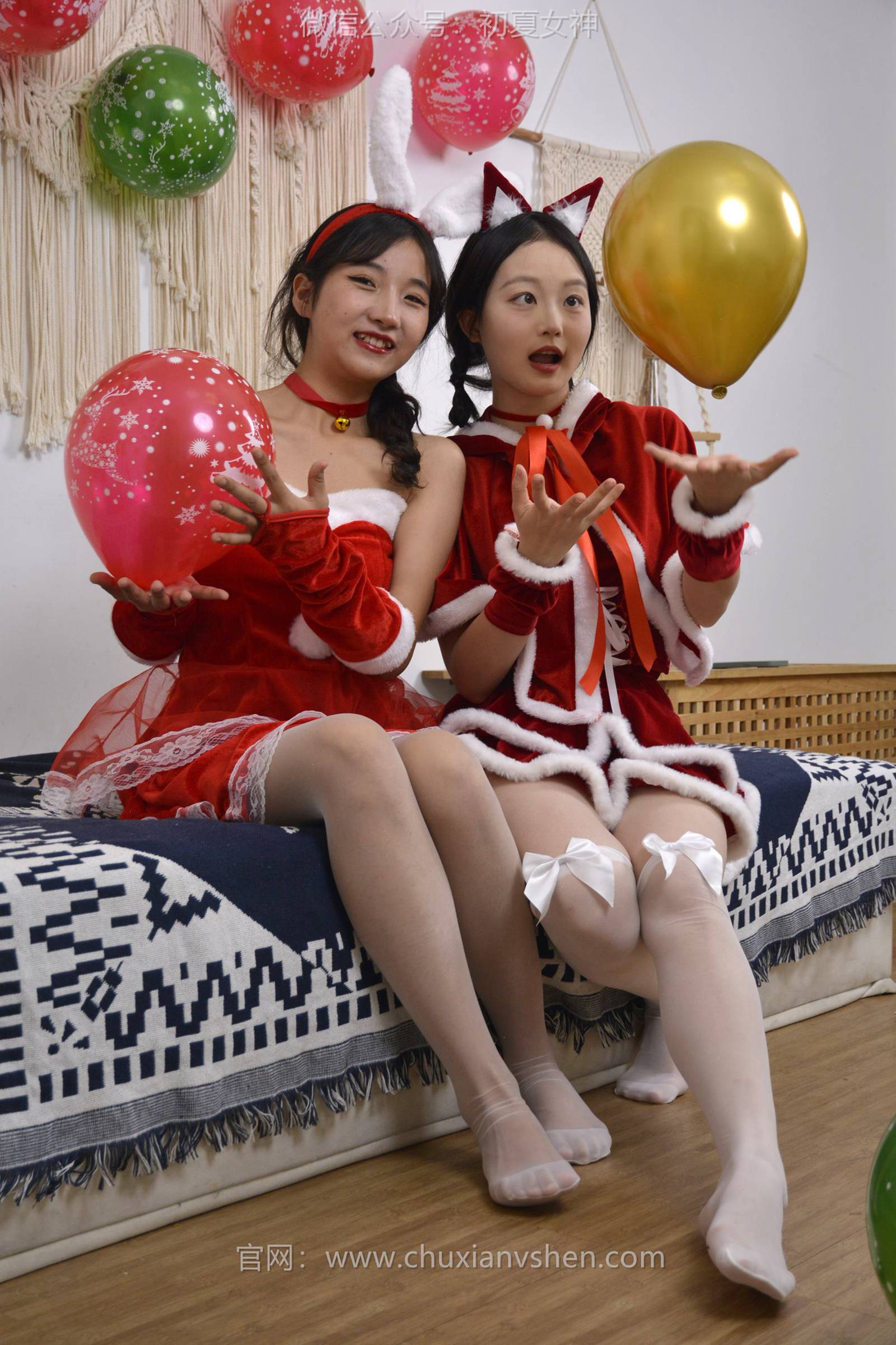 图片[32]-初夏女神 NO.126 点点、双双 圣诞快乐[140P] – 速更版-美库