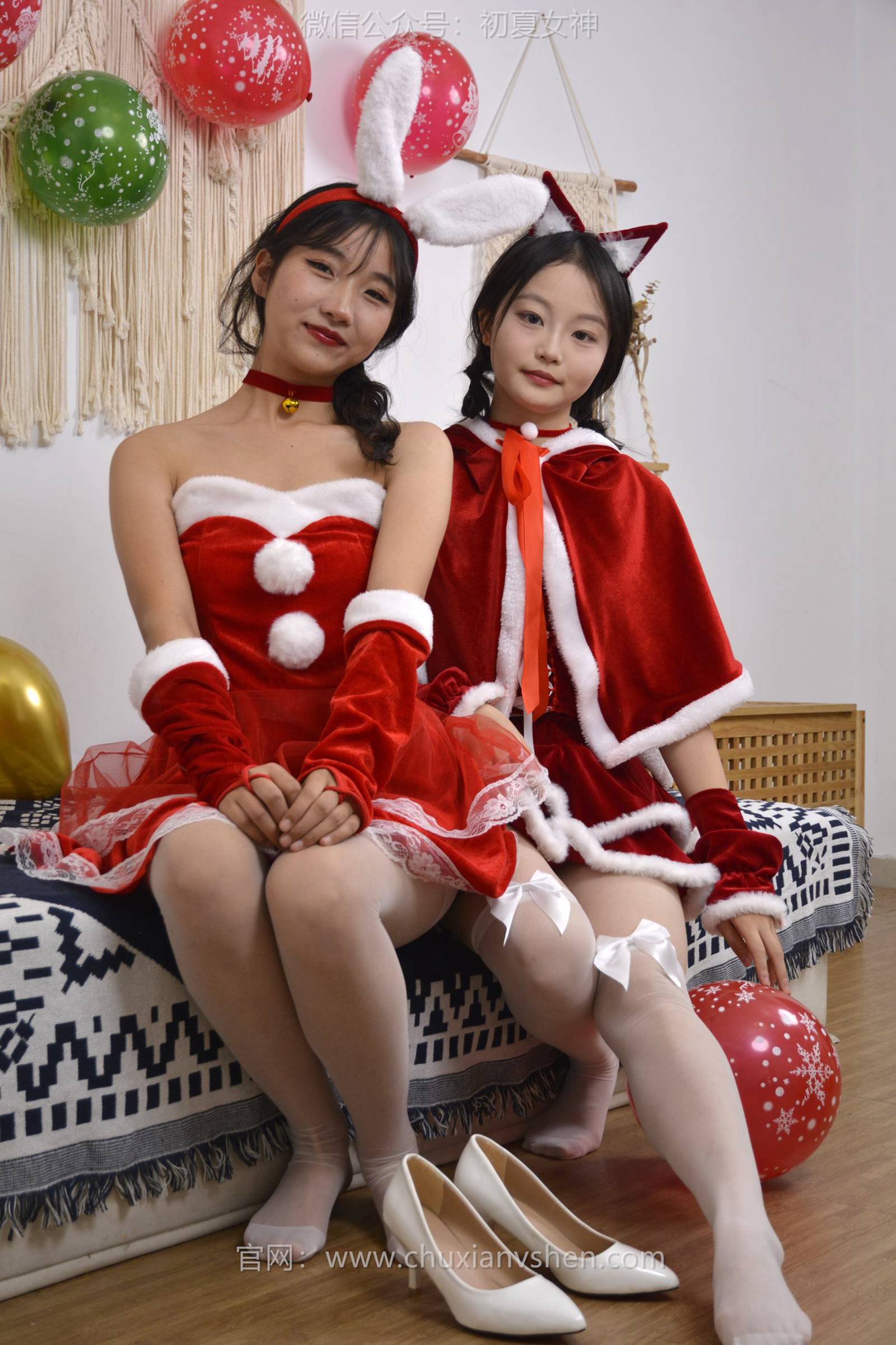 图片[40]-初夏女神 NO.126 点点、双双 圣诞快乐[140P] – 速更版-美库