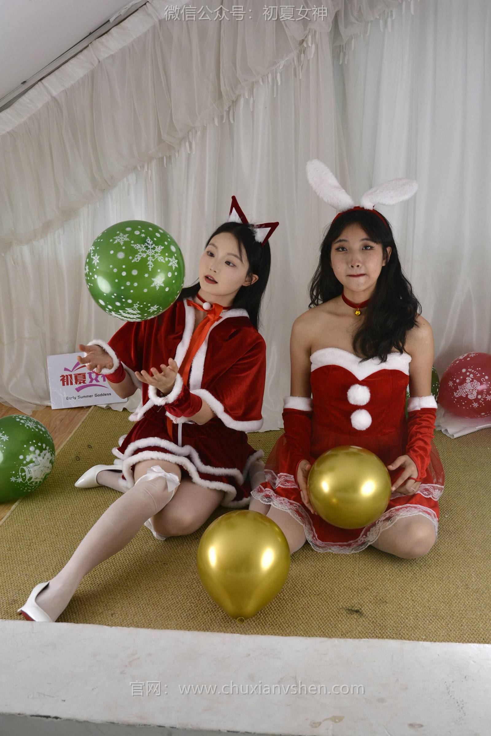 图片[87]-初夏女神 NO.126 点点、双双 圣诞快乐[140P] – 速更版-美库