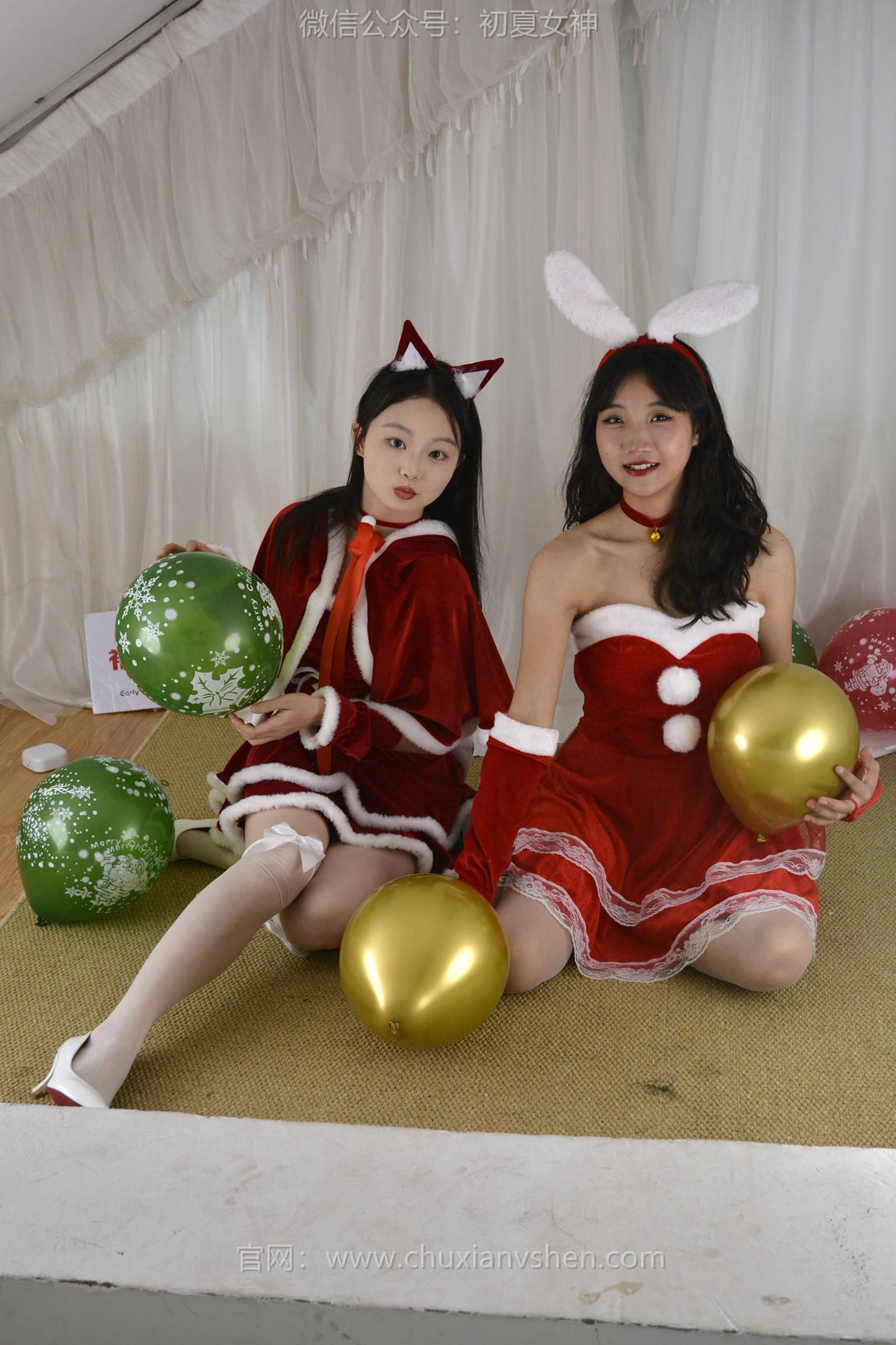 图片[88]-初夏女神 NO.126 点点、双双 圣诞快乐[140P] – 速更版-美库