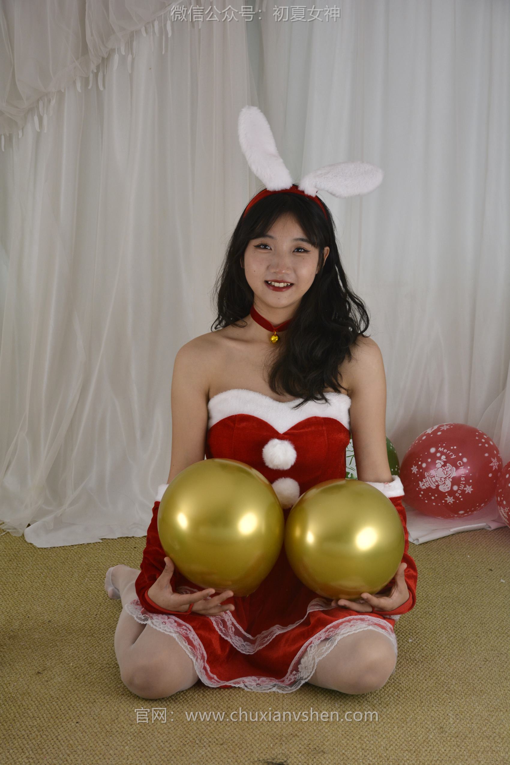 图片[90]-初夏女神 NO.126 点点、双双 圣诞快乐[140P] – 速更版-美库