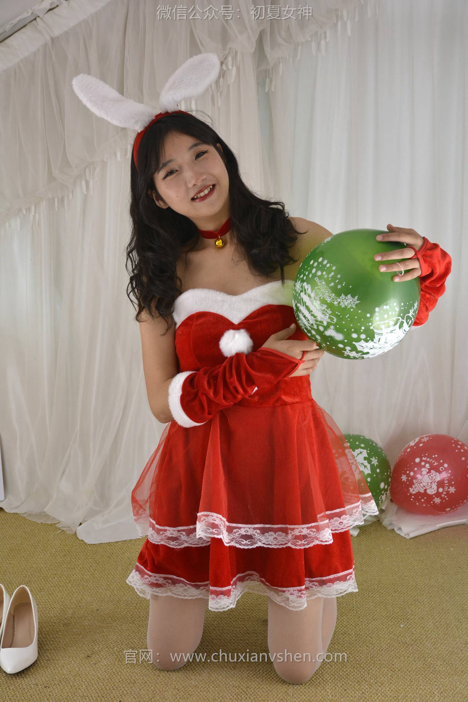 图片[94]-初夏女神 NO.126 点点、双双 圣诞快乐[140P] – 速更版-美库
