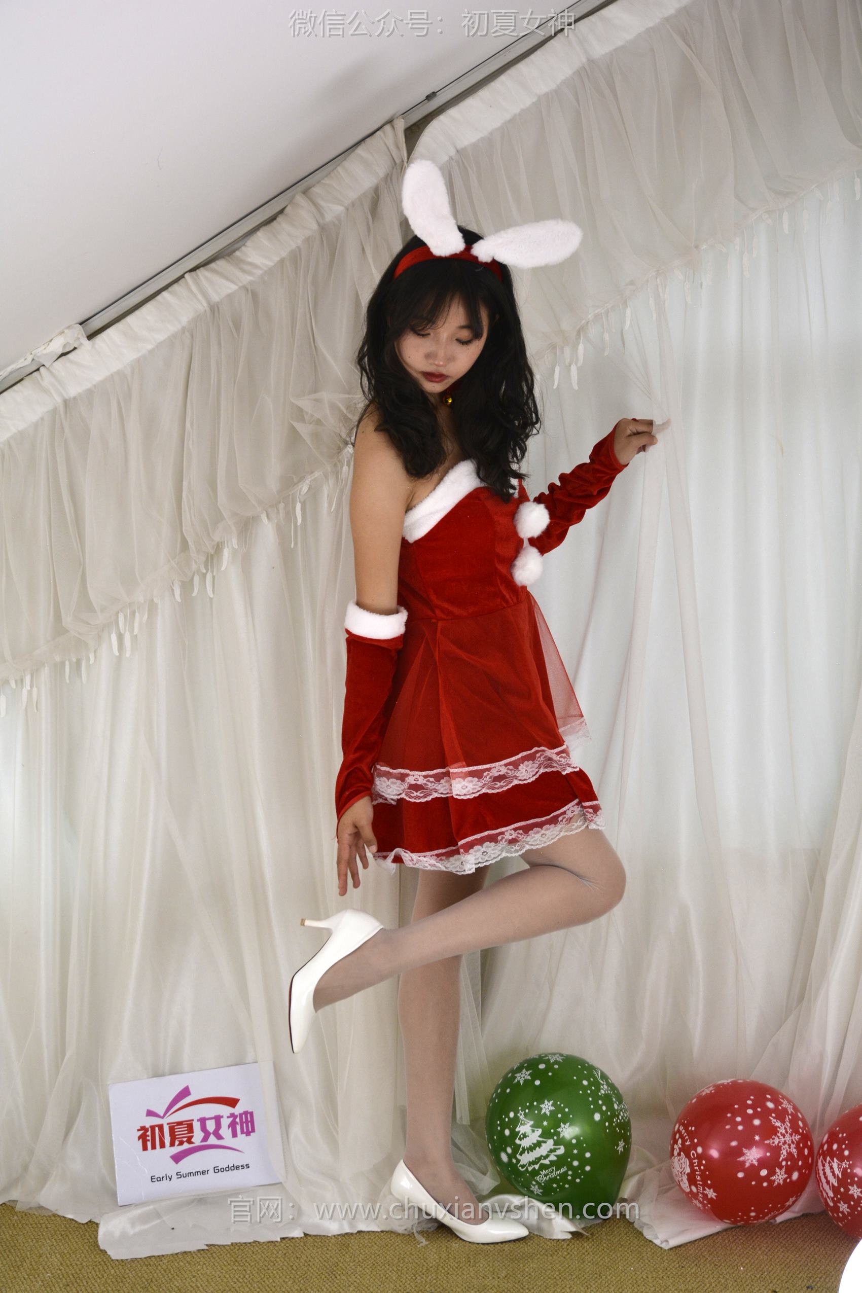 图片[99]-初夏女神 NO.126 点点、双双 圣诞快乐[140P] – 速更版-美库