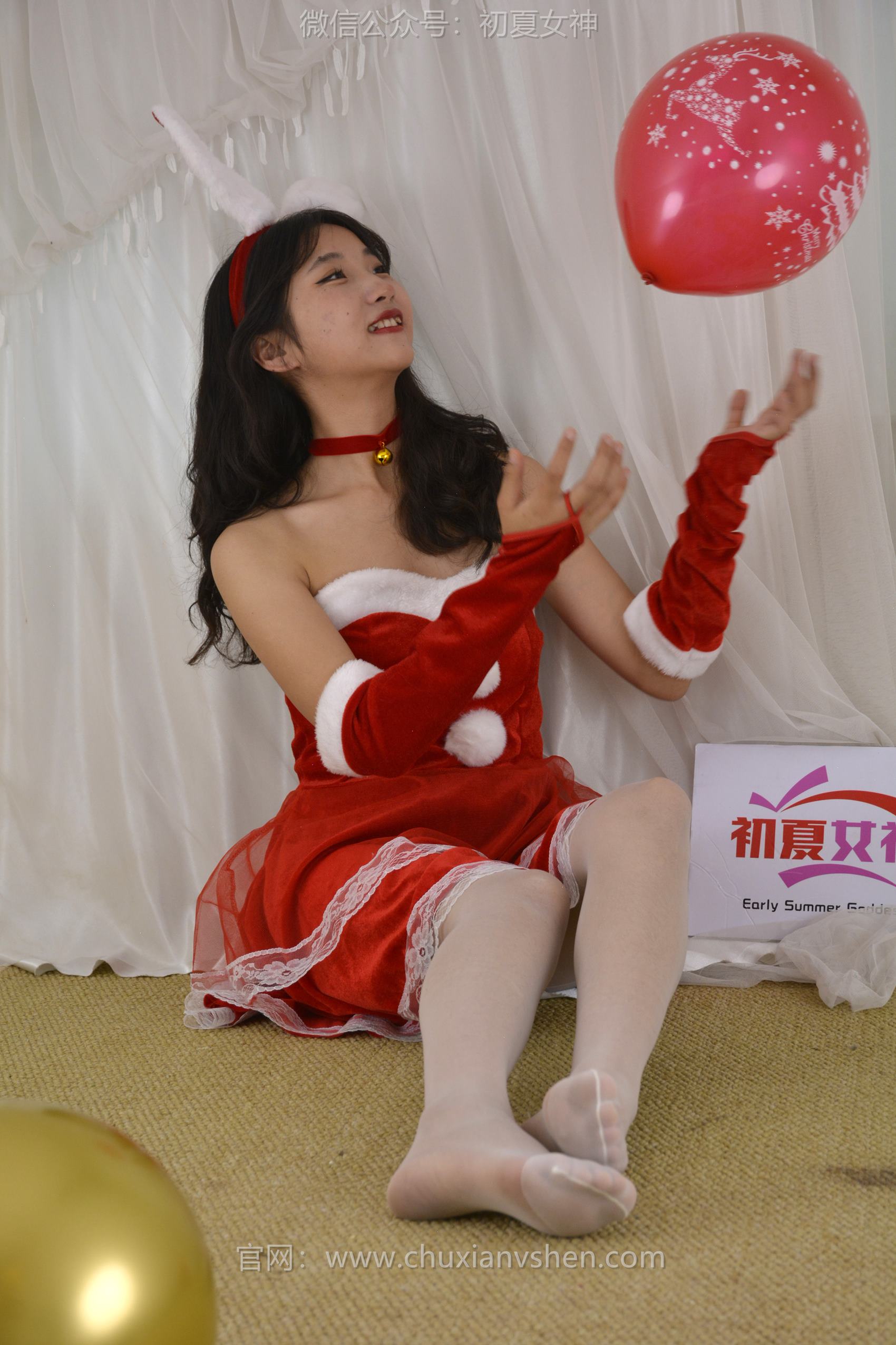 图片[105]-初夏女神 NO.126 点点、双双 圣诞快乐[140P] – 速更版-美库