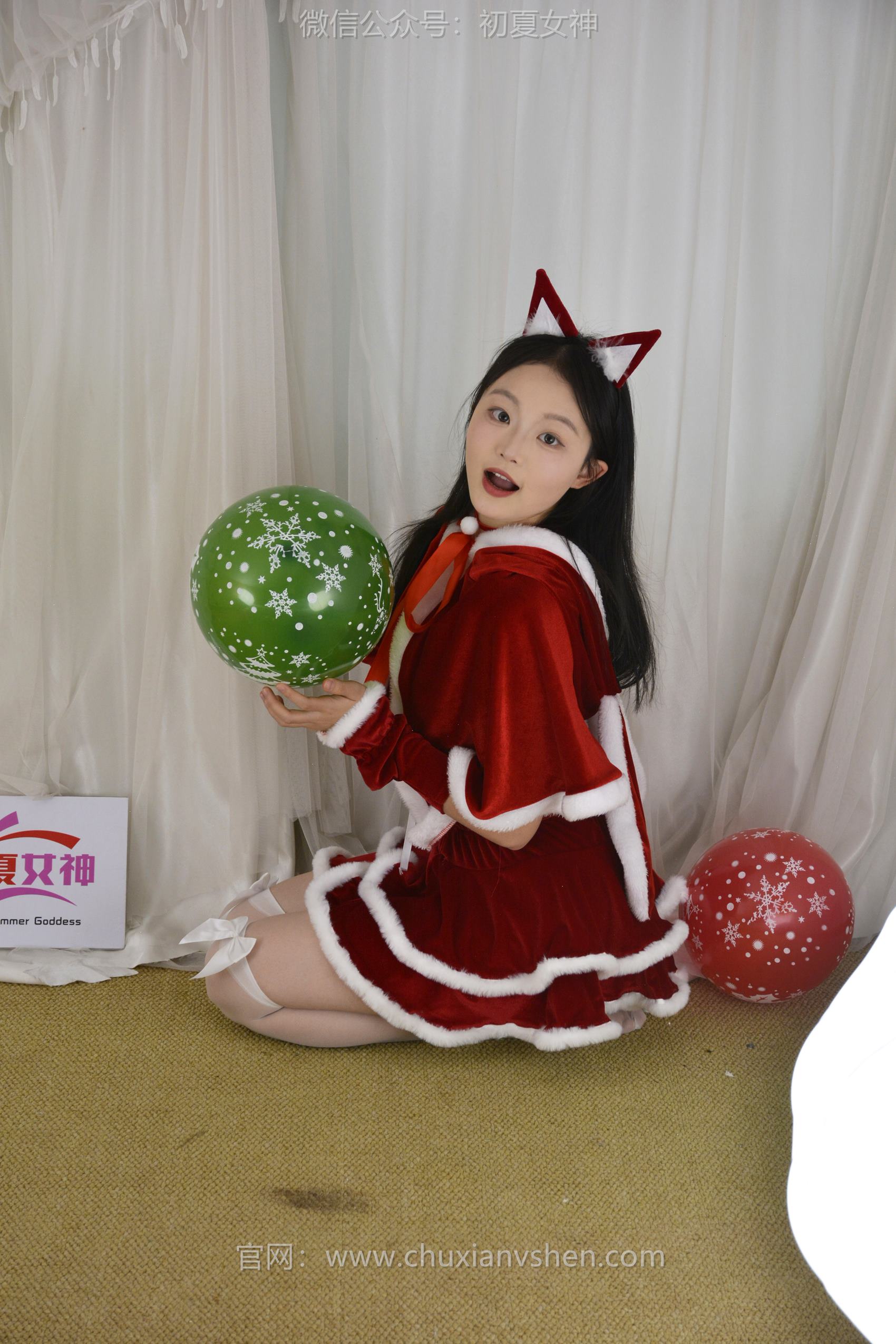 图片[109]-初夏女神 NO.126 点点、双双 圣诞快乐[140P] – 速更版-美库