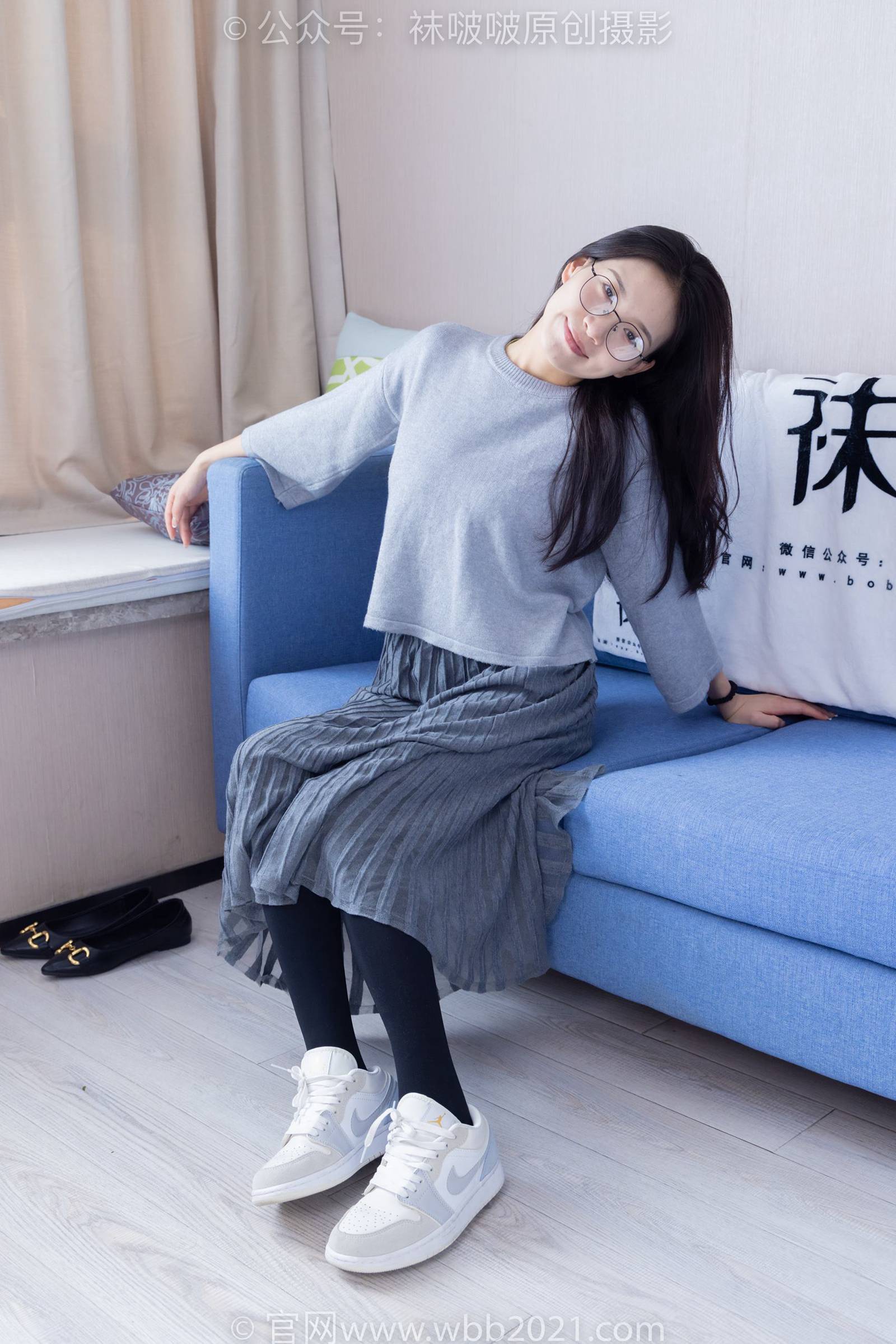 图片[99]-[BoBoSocks袜啵啵]NO.358 芝士-平底鞋、板鞋、肉丝、厚黑丝[150P] – 速更版-美库