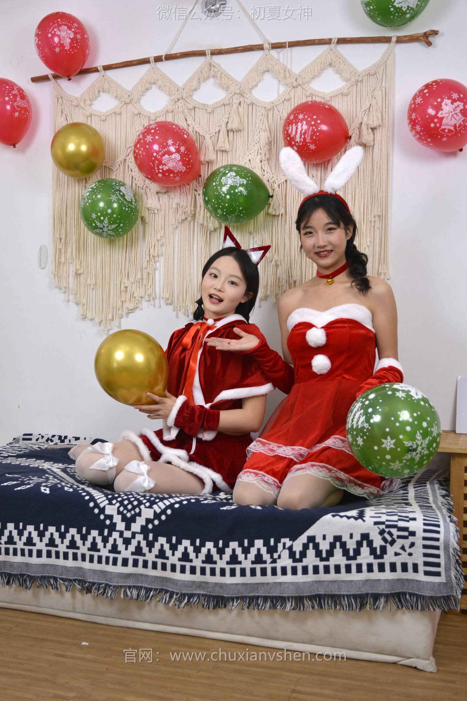 图片[137]-初夏女神 NO.126 点点、双双 圣诞快乐[140P] – 速更版-美库