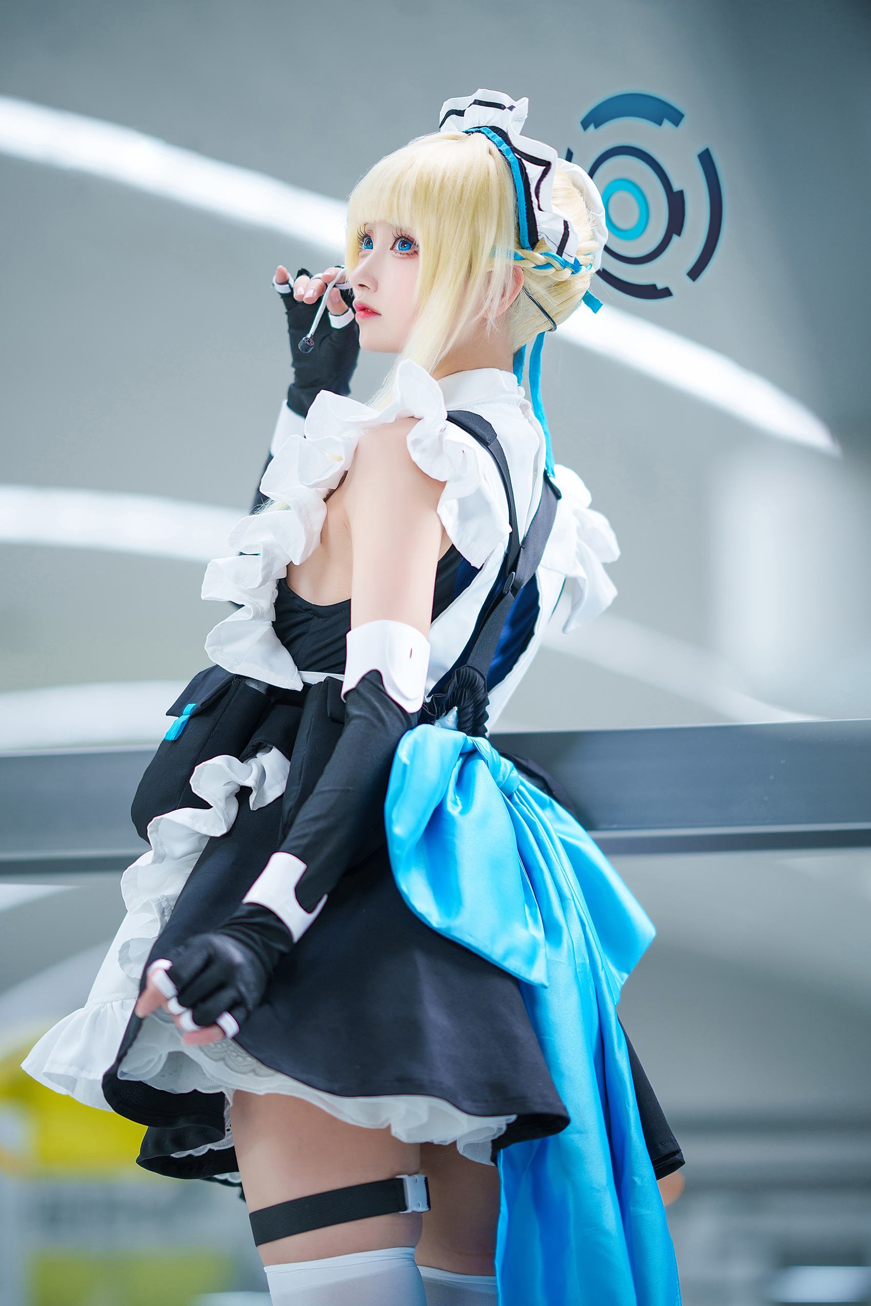 图片[11]-大大卷卷小卷 – 碧蓝档案飞鸟马时 短女仆[27P] – 速更版-美库