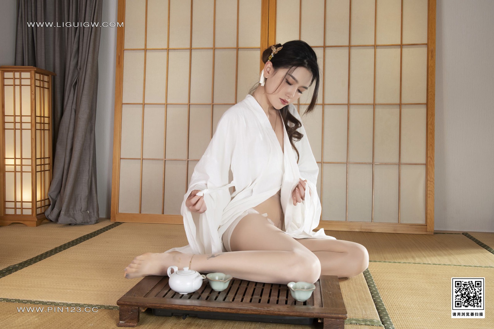 图片[18]-[Ligui丽柜]2024.05.27 古韵茶香 甜甜[43+1P] – 速更版-美库