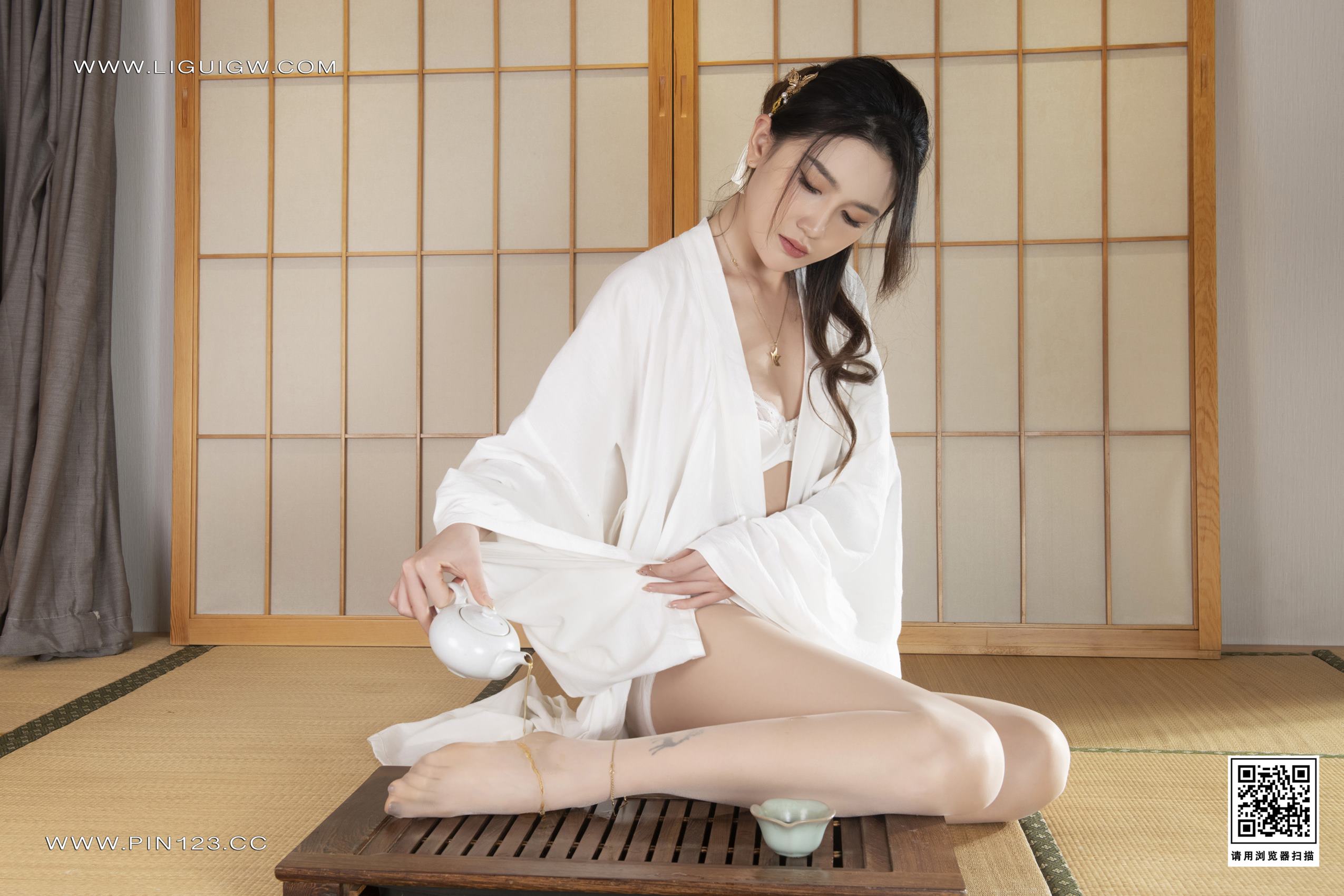 图片[19]-[Ligui丽柜]2024.05.27 古韵茶香 甜甜[43+1P] – 速更版-美库