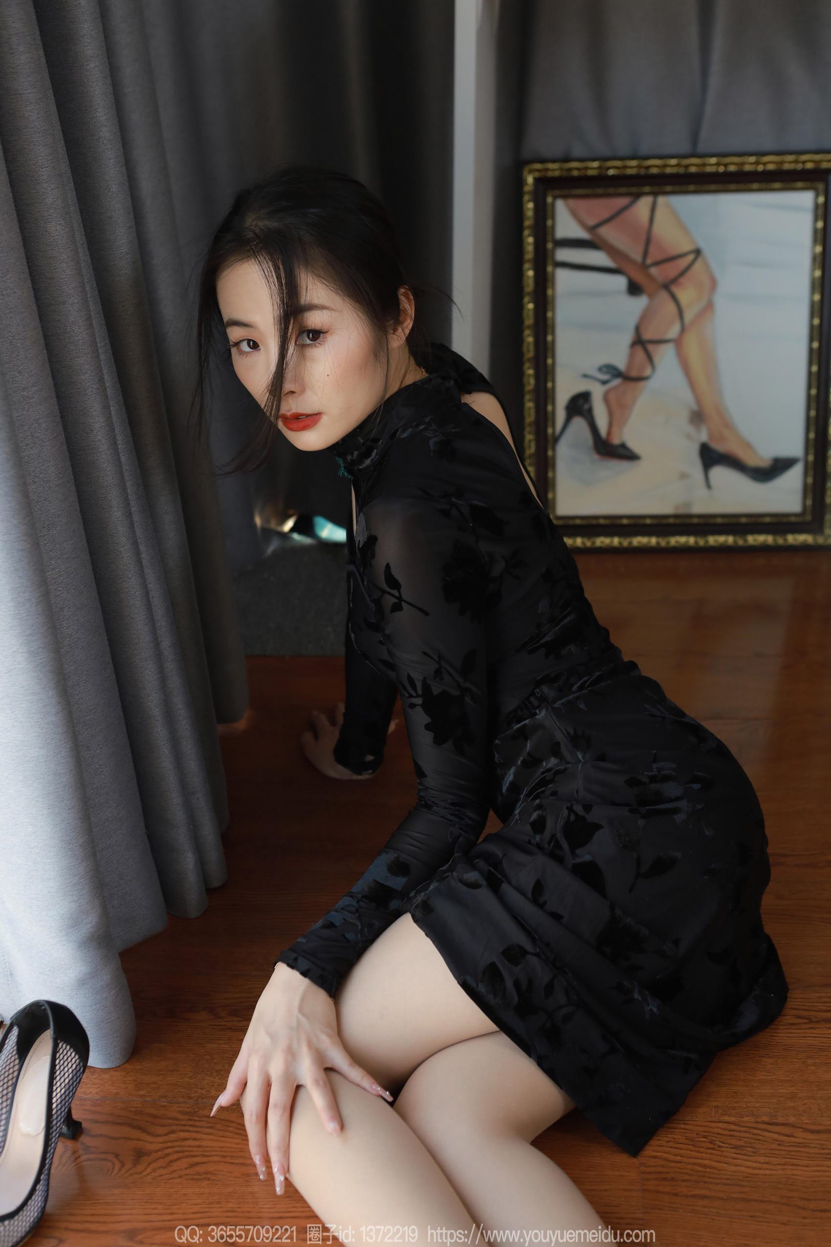 图片[38]-[IESS异思趣向] 2024.04.10 丝享家1712：小金《高叉旗袍》[88P] – 速更版-美库