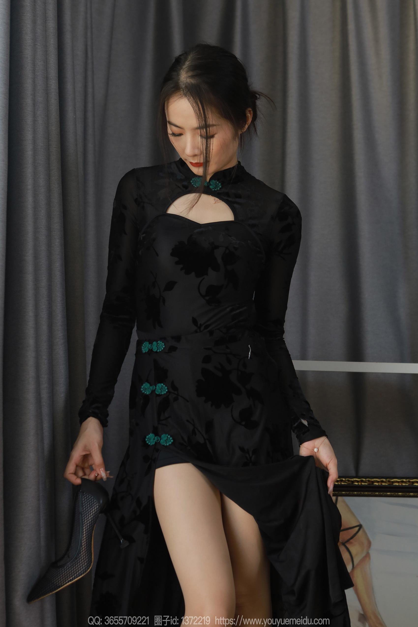 图片[43]-[IESS异思趣向] 2024.04.10 丝享家1712：小金《高叉旗袍》[88P] – 速更版-美库