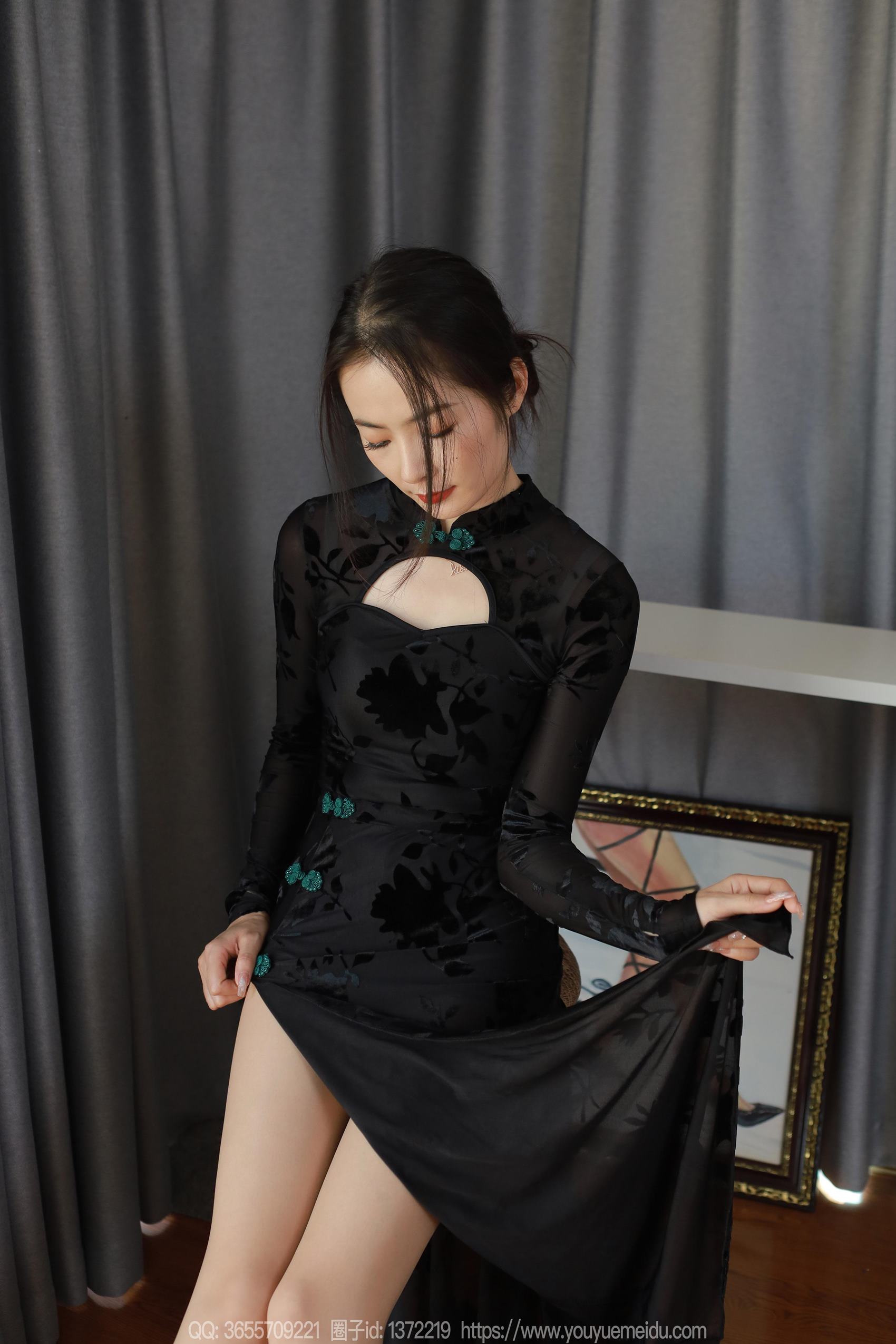 图片[70]-[IESS异思趣向] 2024.04.10 丝享家1712：小金《高叉旗袍》[88P] – 速更版-美库