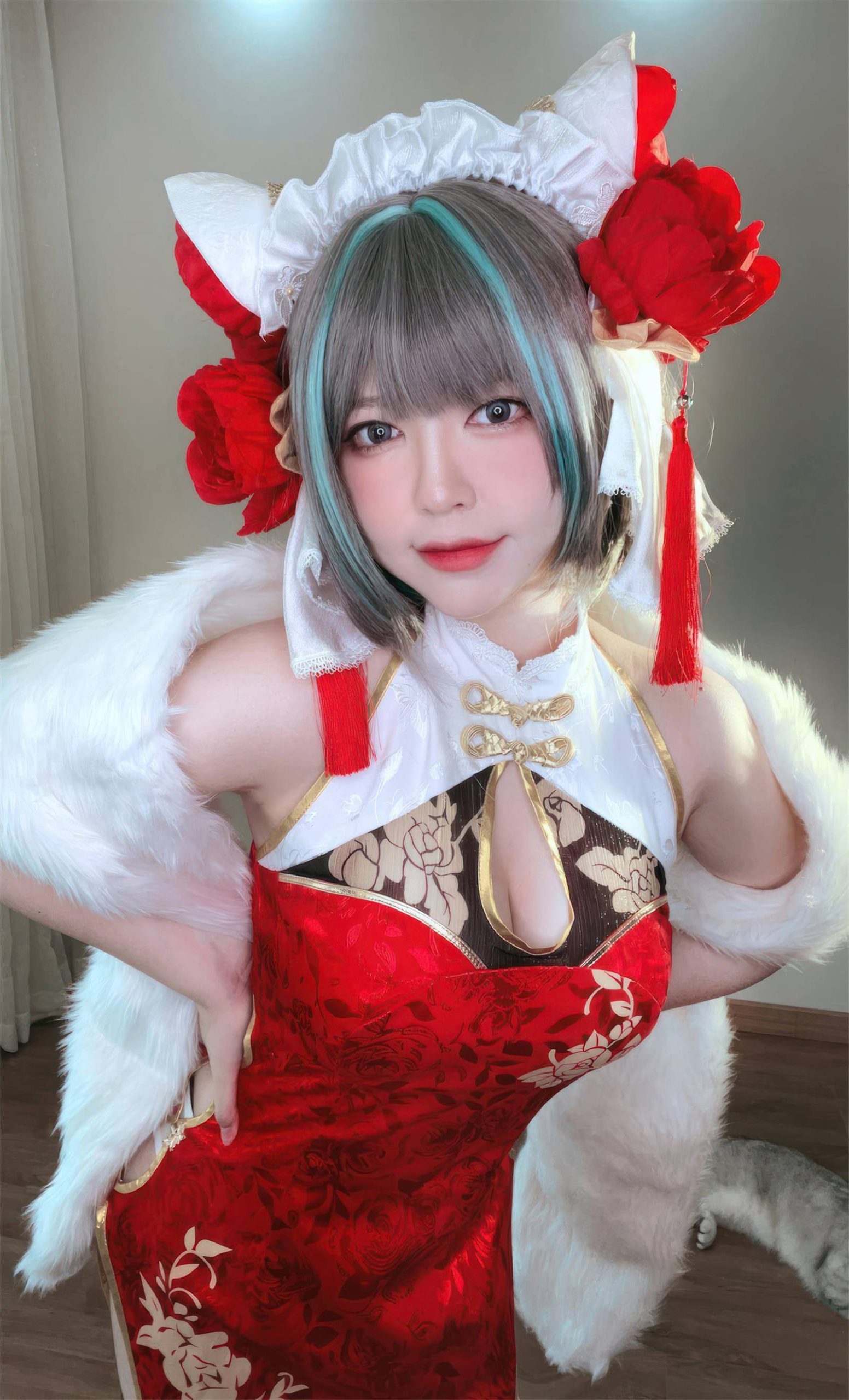 图片[42]-半半子  – 柴郡中华娘旗袍[45P] – 速更版-美库