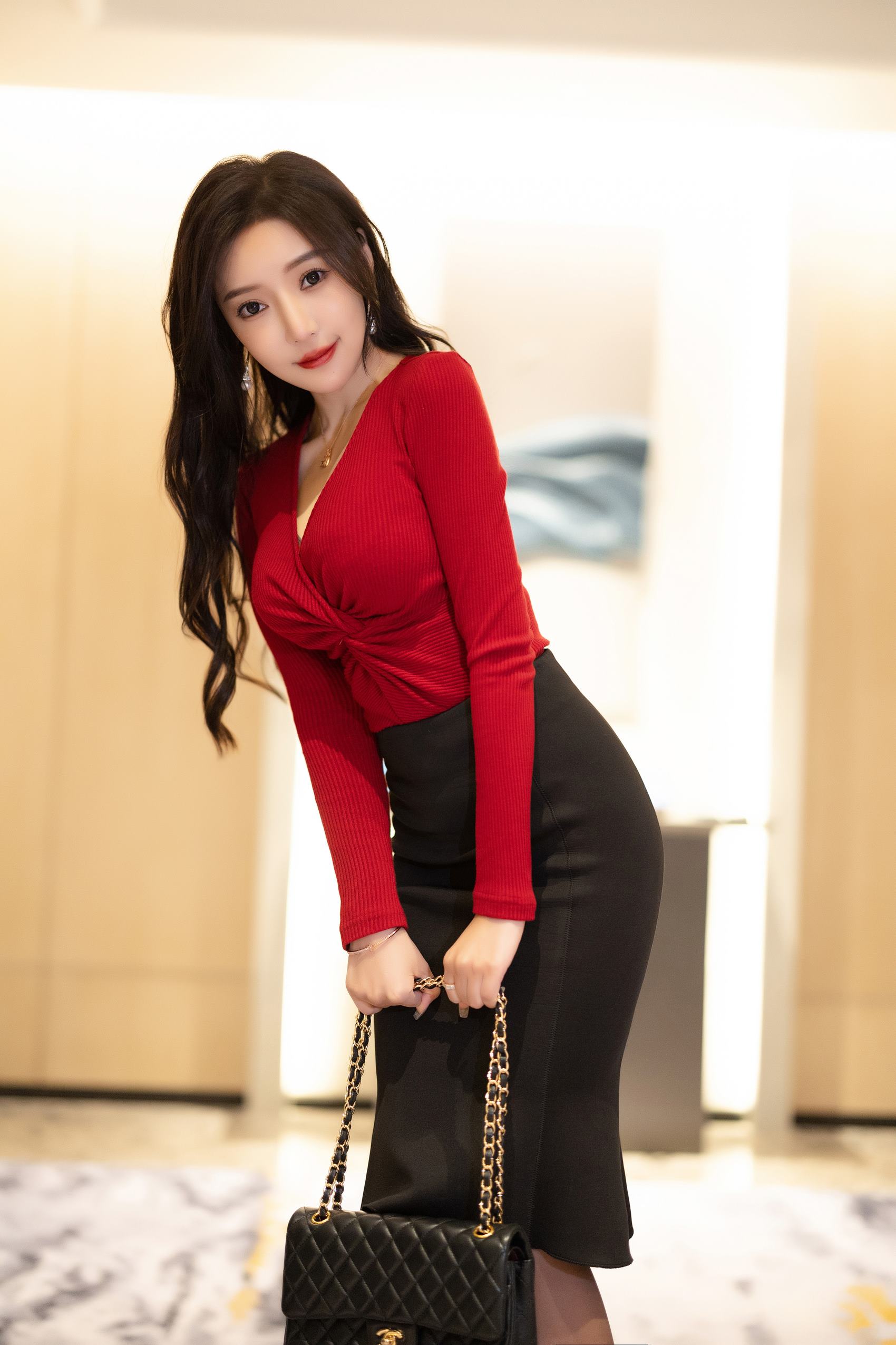 图片[27]-秀人模特@王馨瑶Yanni -内部私购 黑色鱼尾裙 [50P] – 速更版-美库