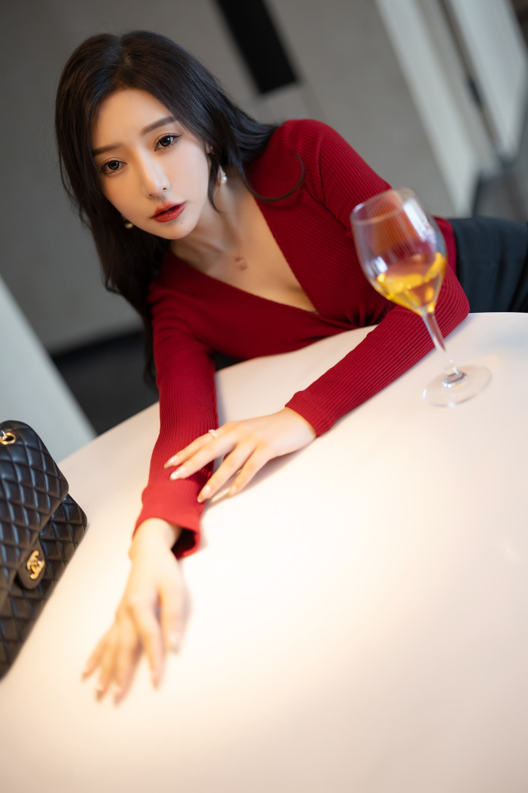 图片[45]-秀人模特@王馨瑶Yanni -内部私购 黑色鱼尾裙 [50P] – 速更版-美库