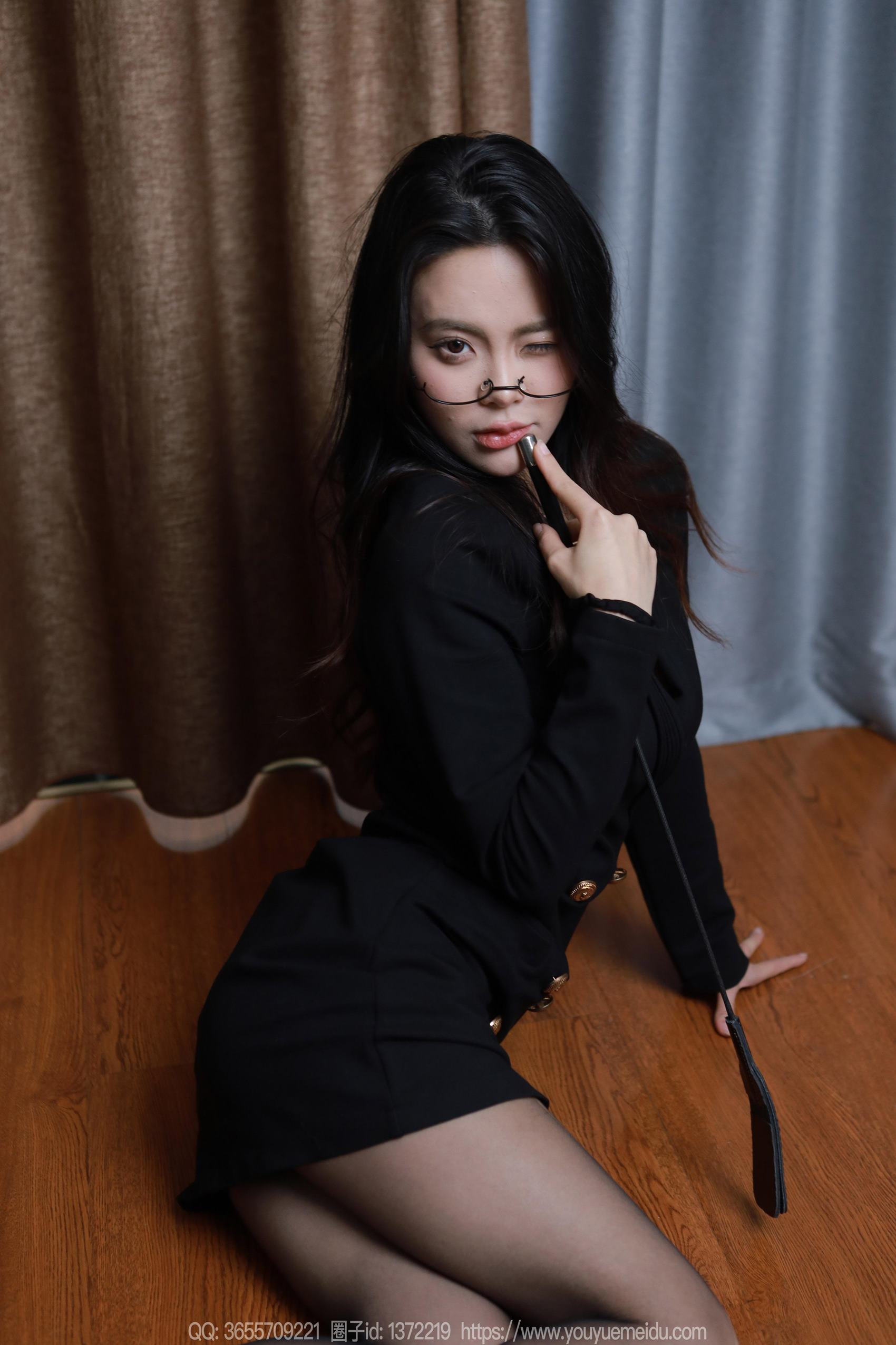 图片[31]-[IESS异思趣向] 2024.04.12 丝享家1714：兔兔《魅惑黑衣》[84P] – 速更版-美库