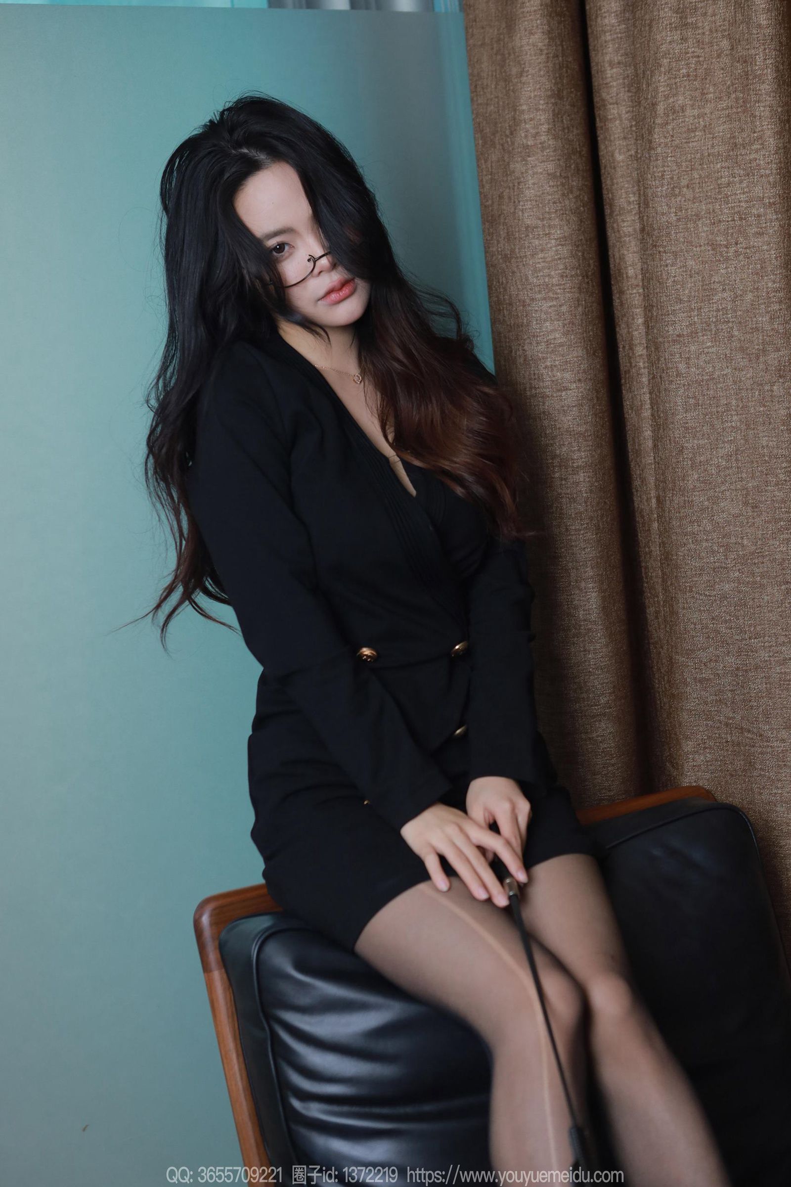 图片[52]-[IESS异思趣向] 2024.04.12 丝享家1714：兔兔《魅惑黑衣》[84P] – 速更版-美库