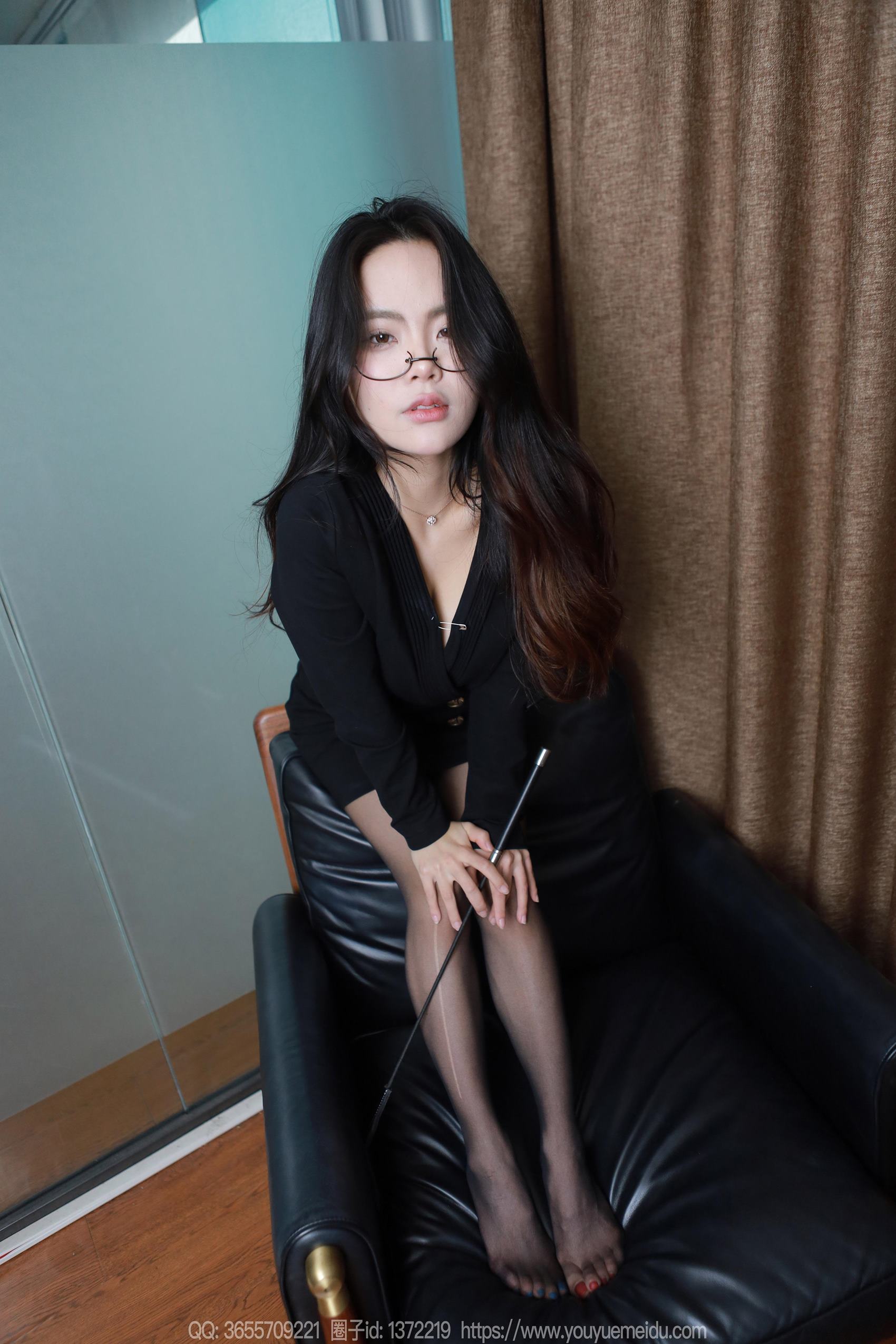 图片[62]-[IESS异思趣向] 2024.04.12 丝享家1714：兔兔《魅惑黑衣》[84P] – 速更版-美库