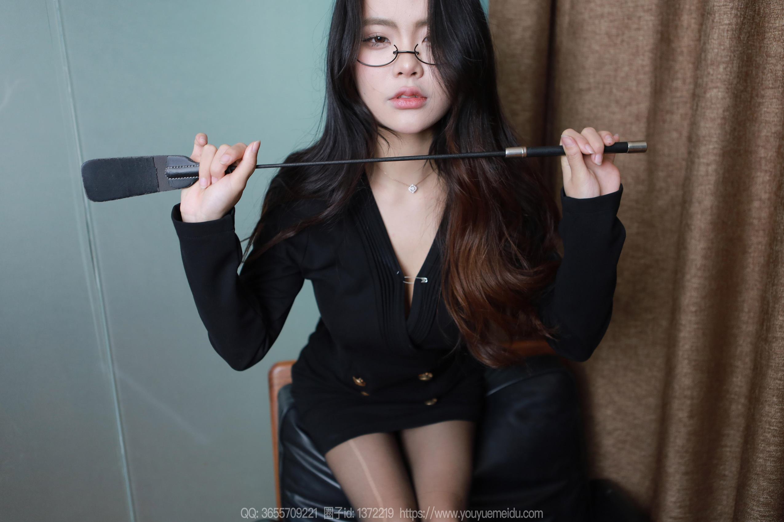 图片[63]-[IESS异思趣向] 2024.04.12 丝享家1714：兔兔《魅惑黑衣》[84P] – 速更版-美库